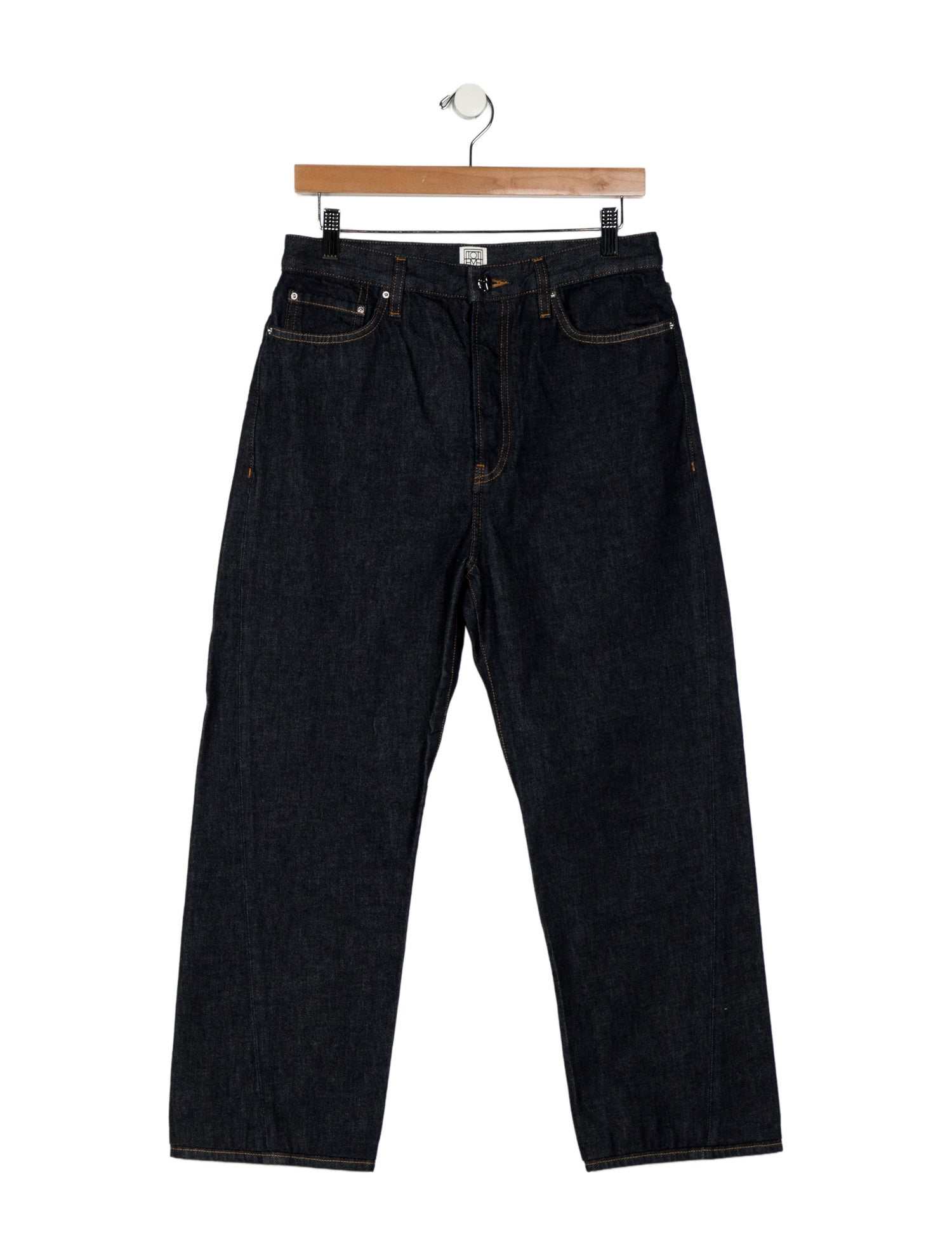 TOTEME Twisted Seam Straight Leg Jeans