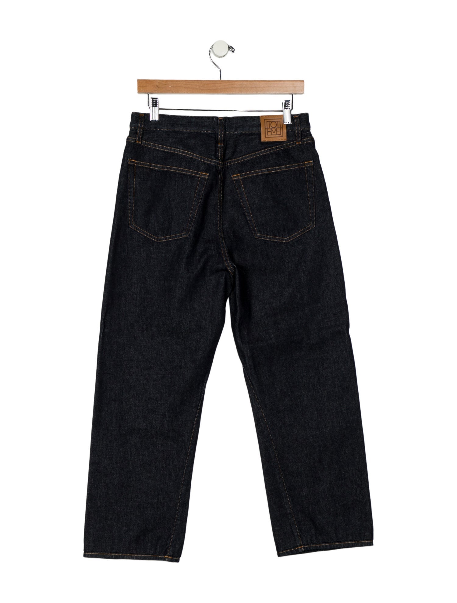 TOTEME Twisted Seam Straight Leg Jeans
