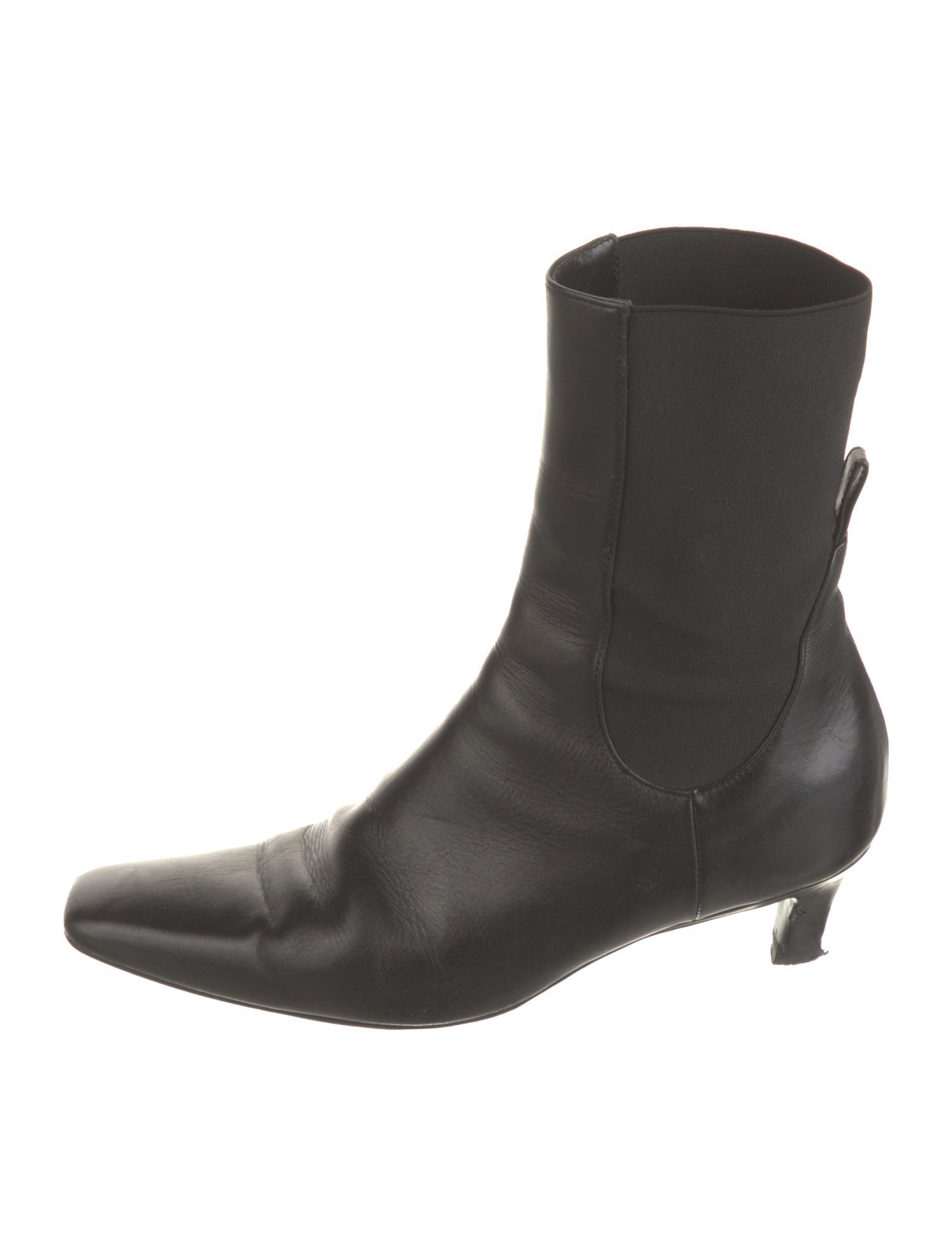 TOTEME Leather Sock Boots