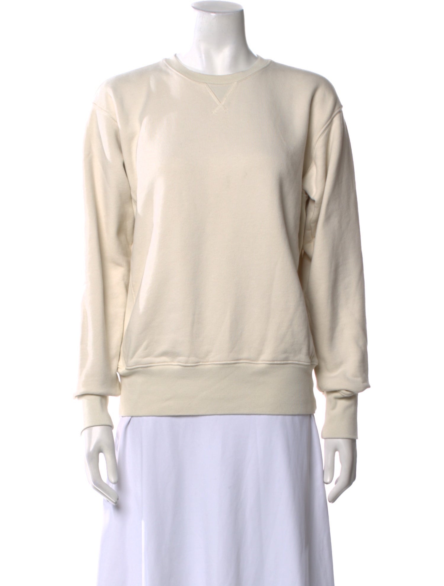 TOTEME Crew Neck Long Sleeve Sweatshirt