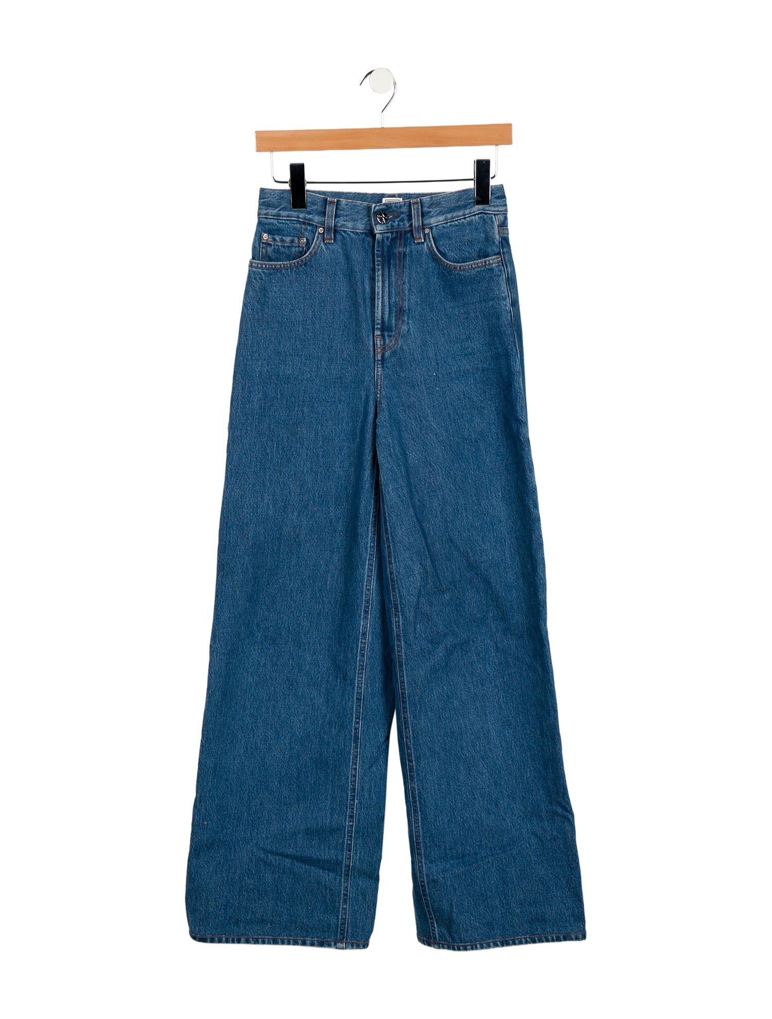 TOTEME High-Rise Wide Leg Jeans
