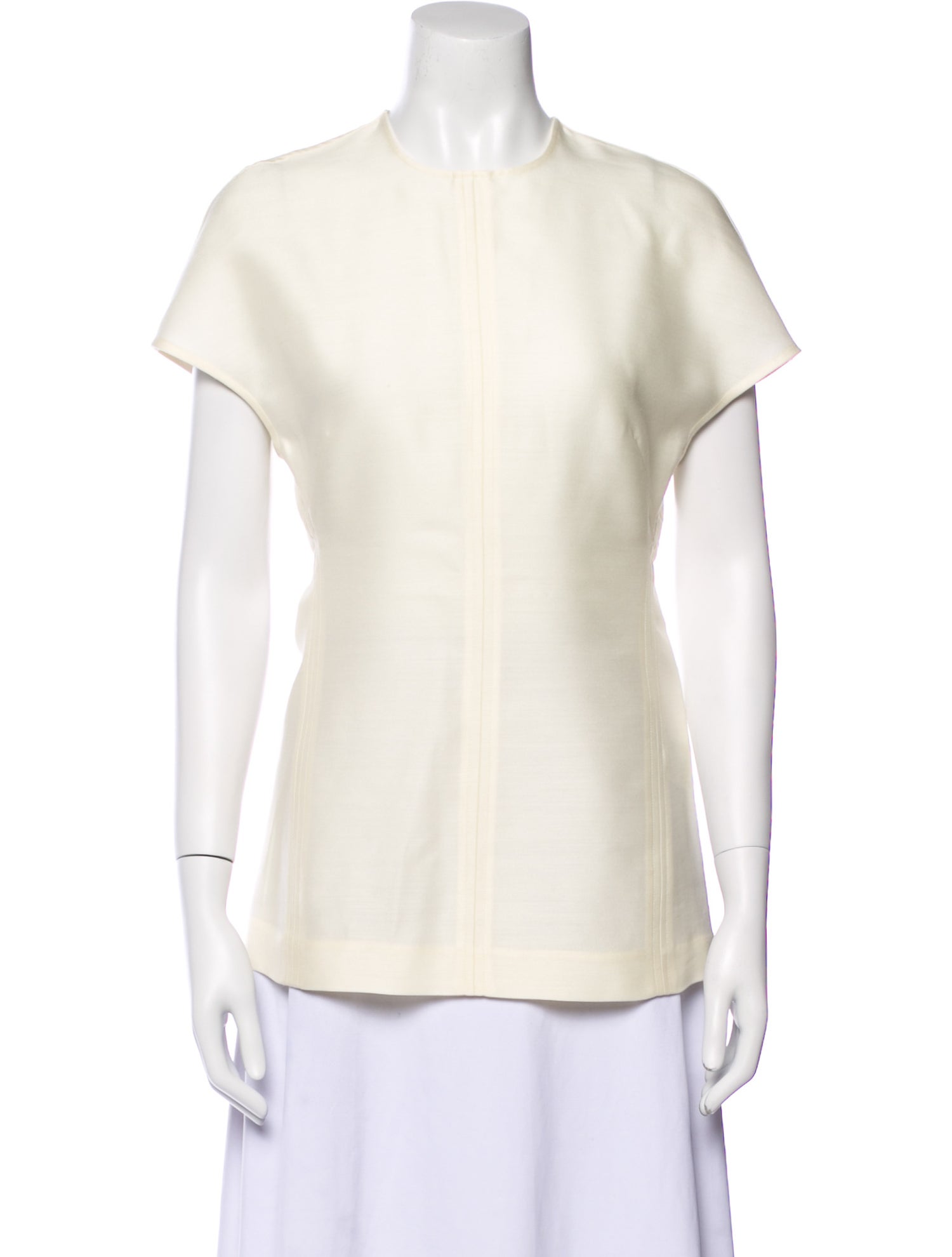 TOTEME Cap Sleeve Wool Top