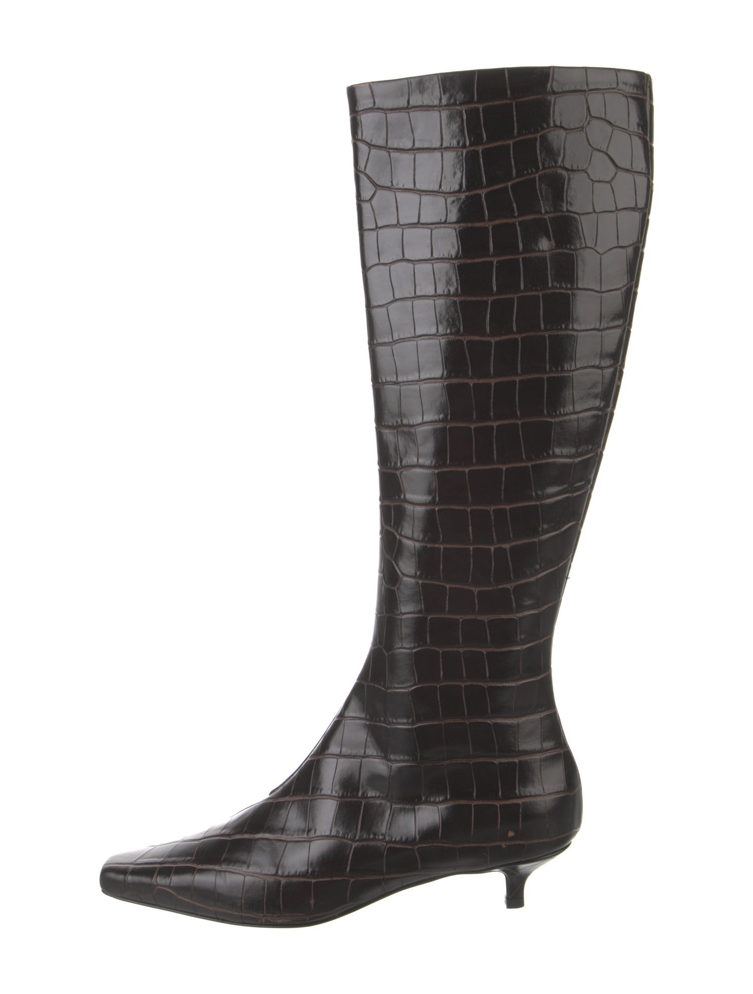 TOTEME Embossed Leather Boots