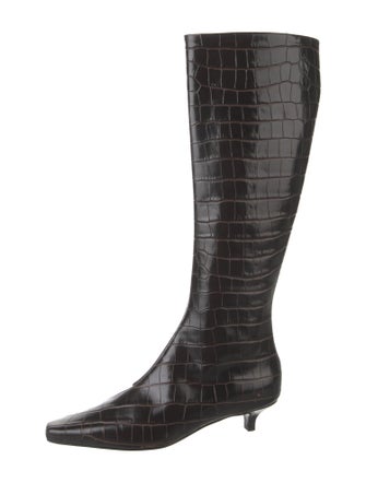 TOTEME Embossed Leather Boots