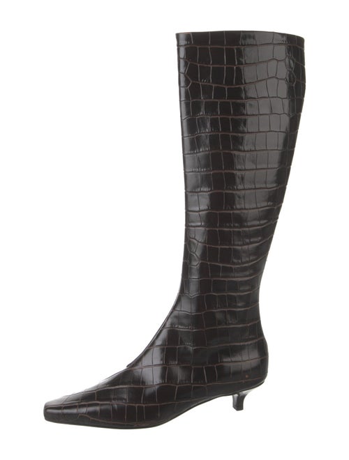TOTEME Embossed Leather Boots
