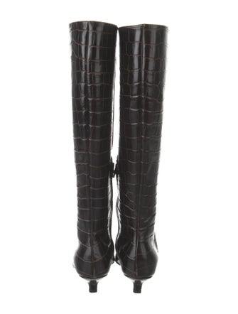 TOTEME Embossed Leather Boots