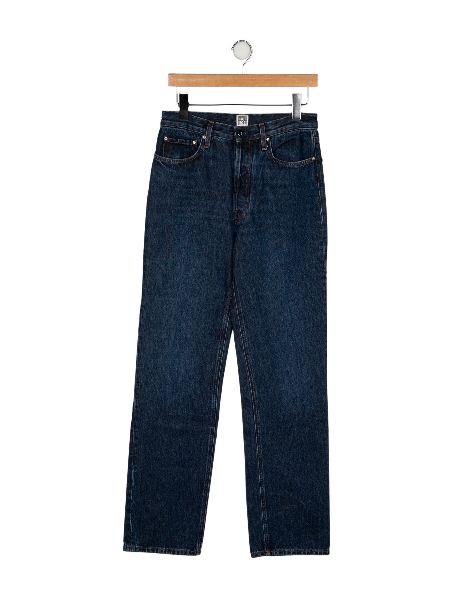TOTEME Classic Cut Straight Leg Jeans