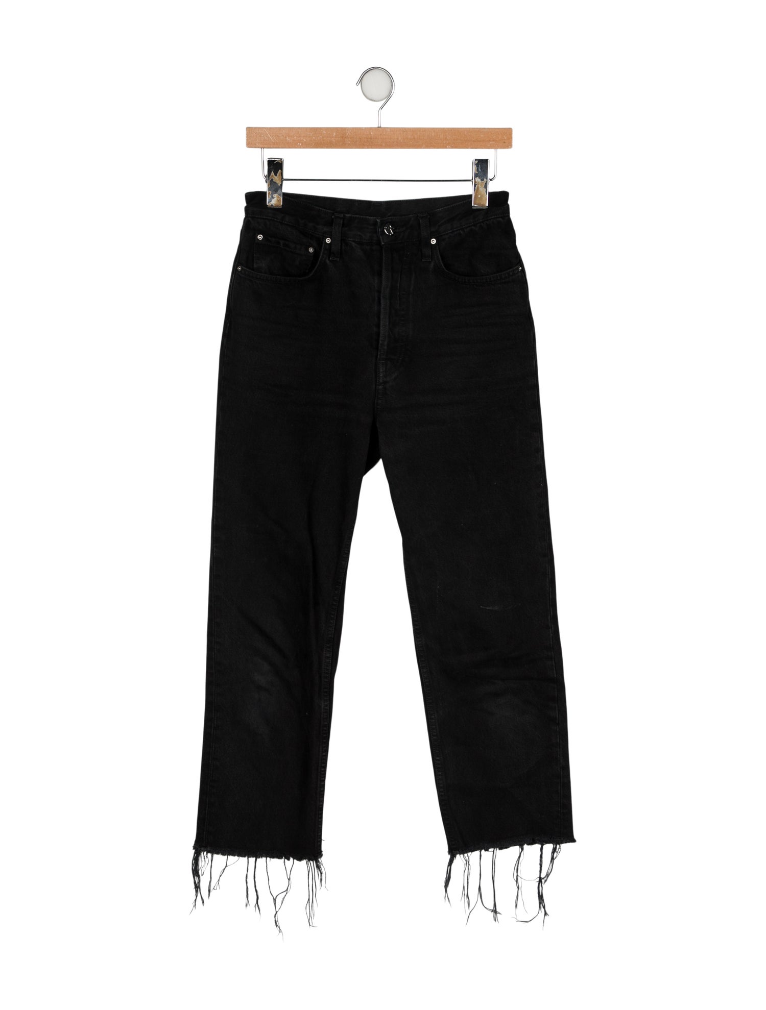 TOTEME High-Rise Straight Leg Jeans