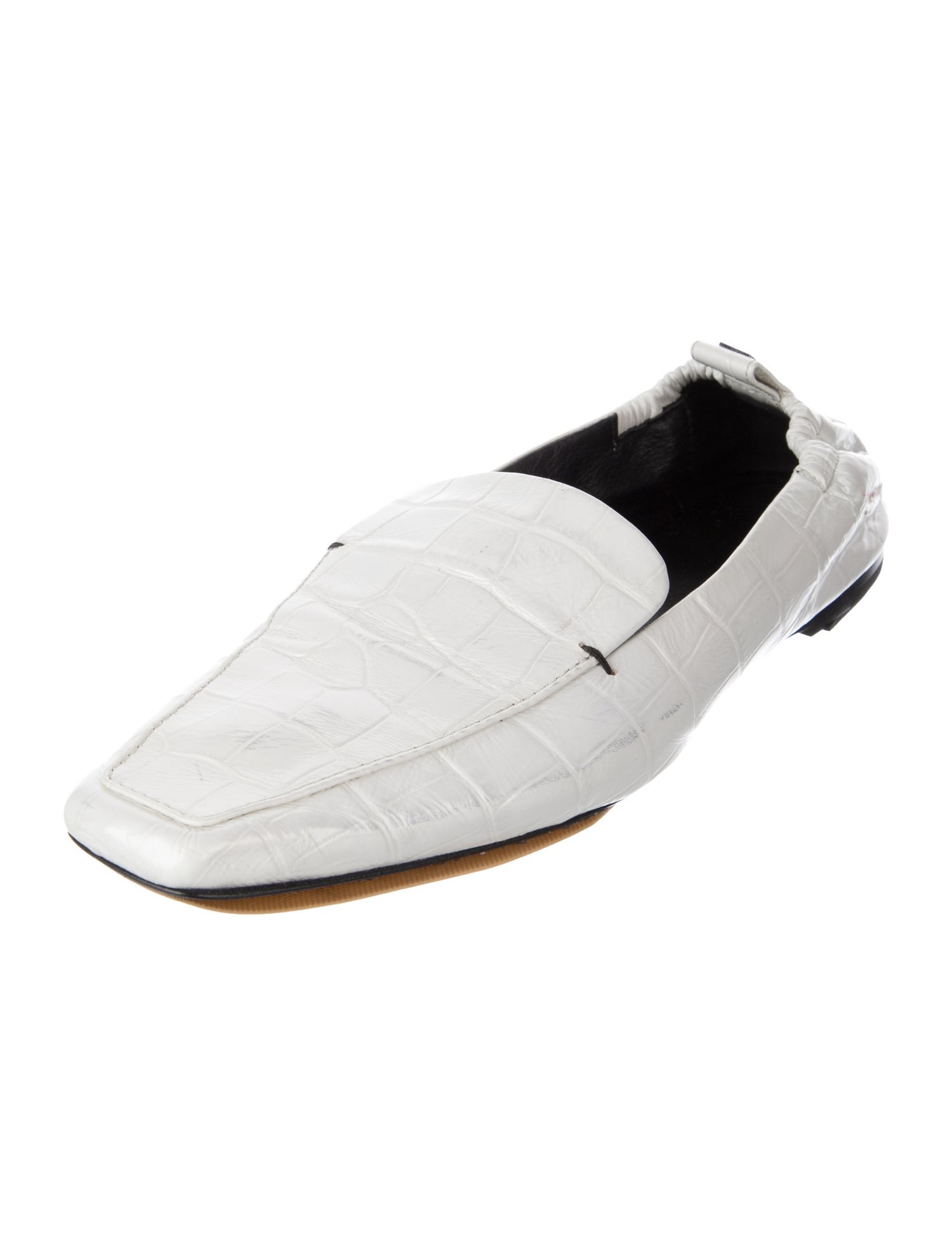 TOTEME Embossed Leather Flats