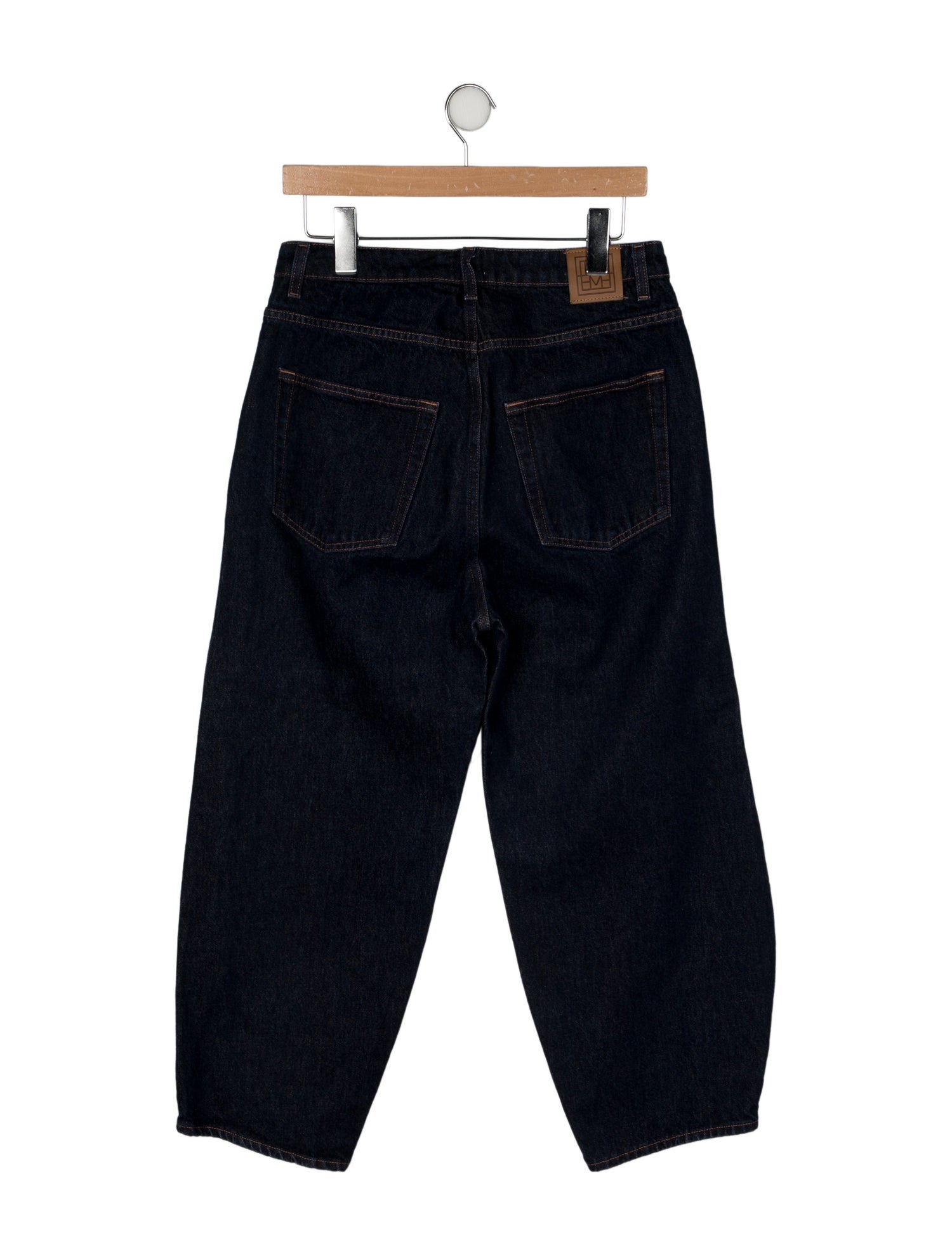 TOTEME Barrel Leg Denim Straight Leg Jeans