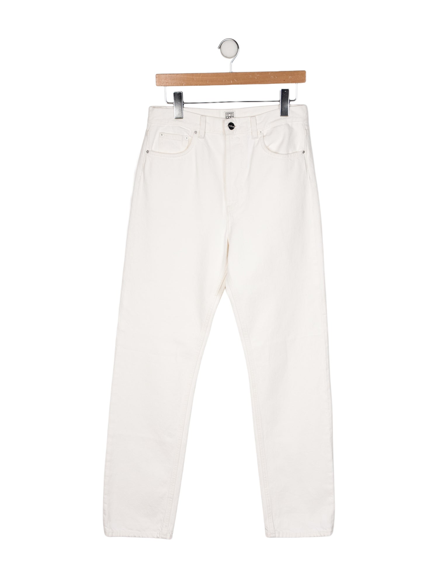 TOTEME Loose Fit Denim Straight Leg Jeans