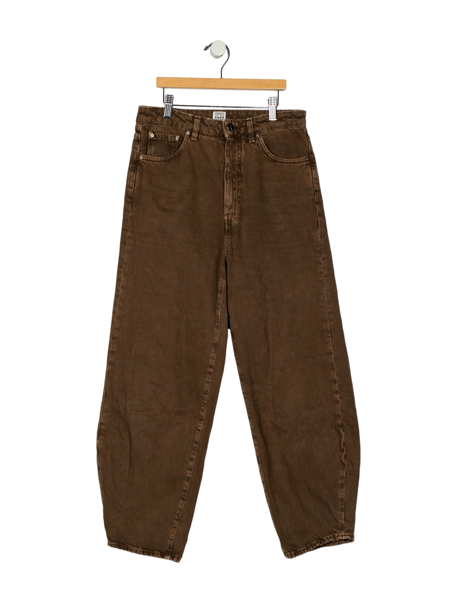 TOTEME Barrel Wide Leg Jeans
