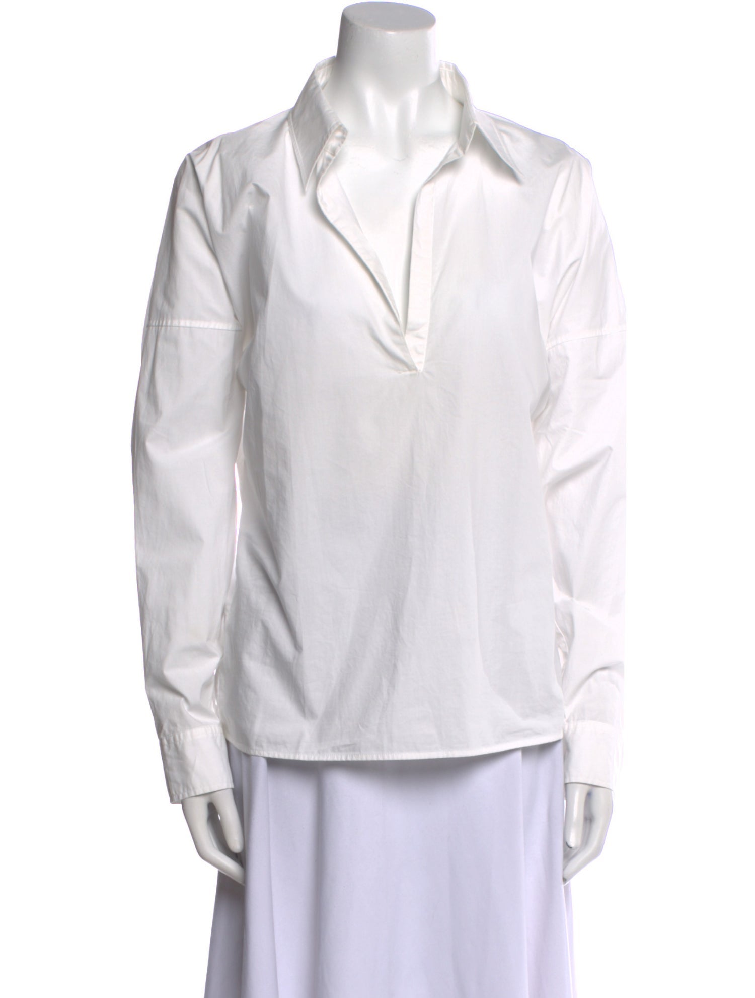 TOTEME Long Sleeve Button-Up Top