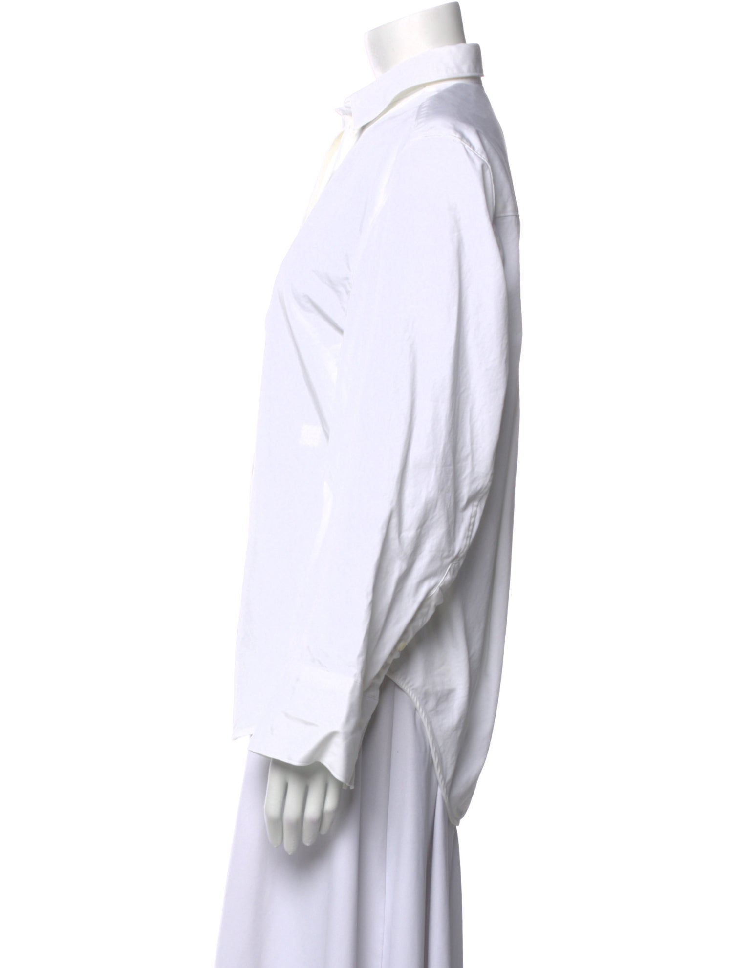 TOTEME Long Sleeve Button-Up Top