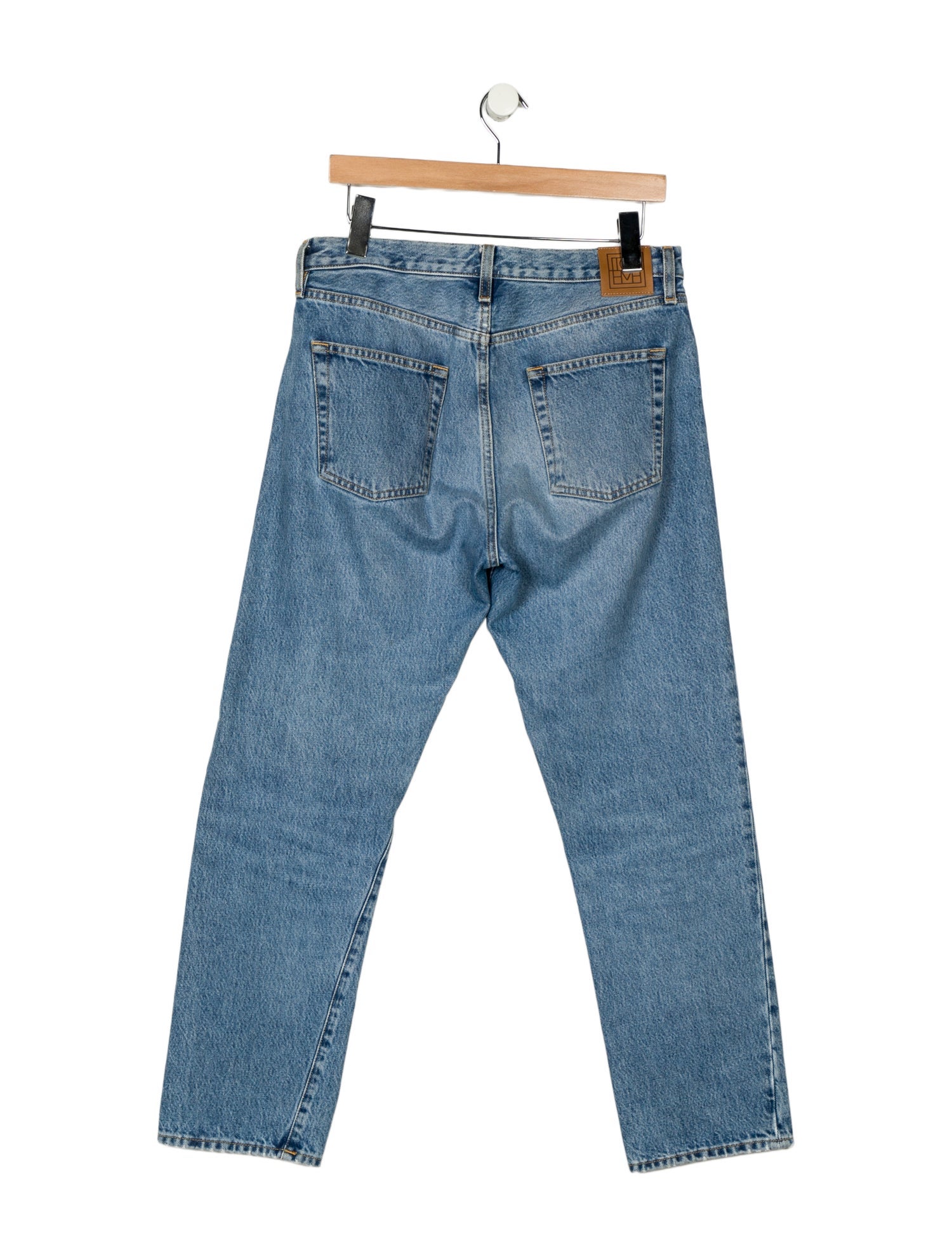 TOTEME High-Rise Straight Leg Jeans