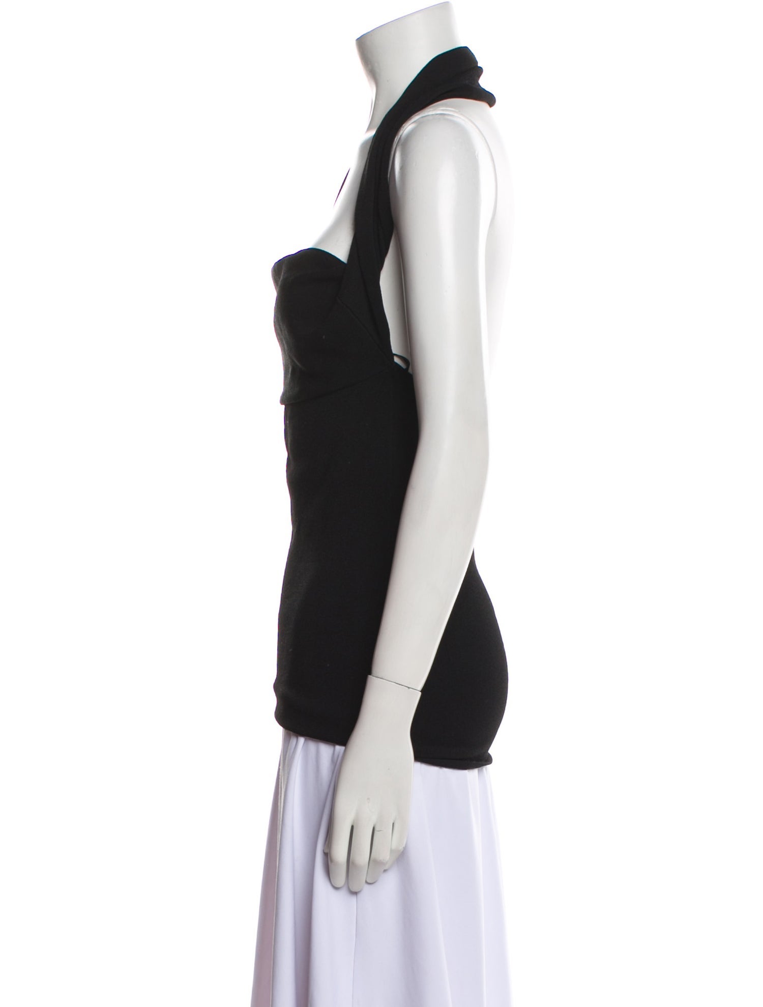 TOTEME Slip Through Knit Halterneck Top