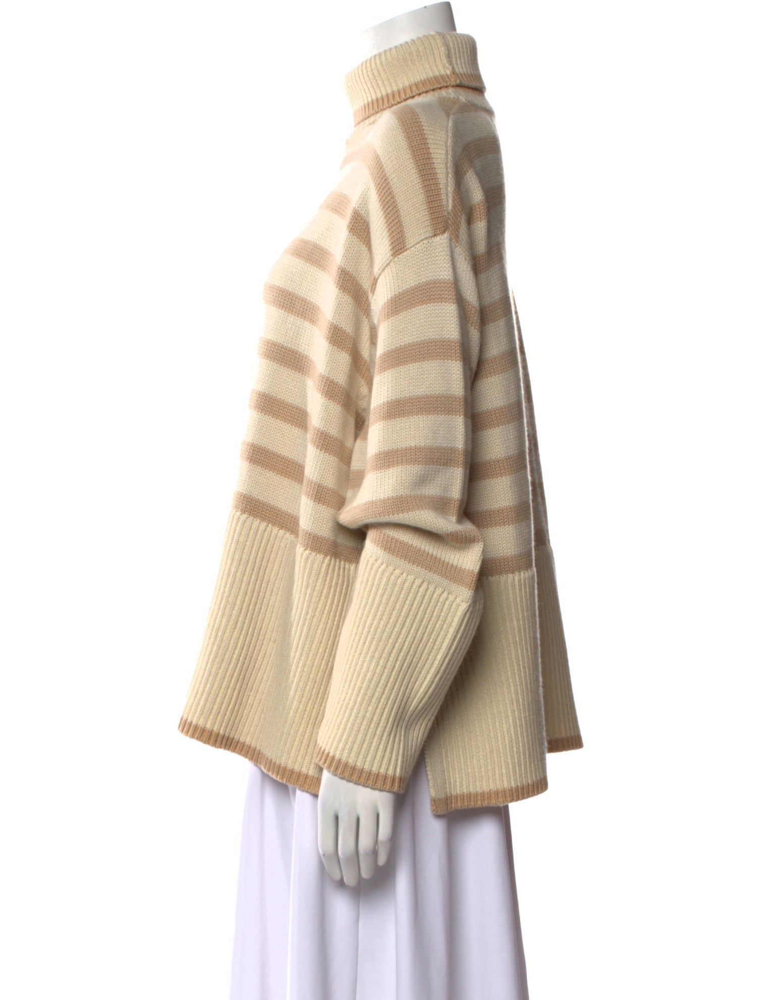 TOTEME Striped Turtleneck Sweater