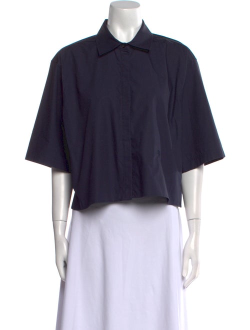 TOTEME Short Sleeve Crop Top