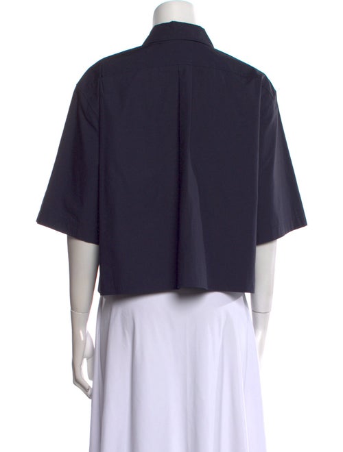 TOTEME Short Sleeve Crop Top