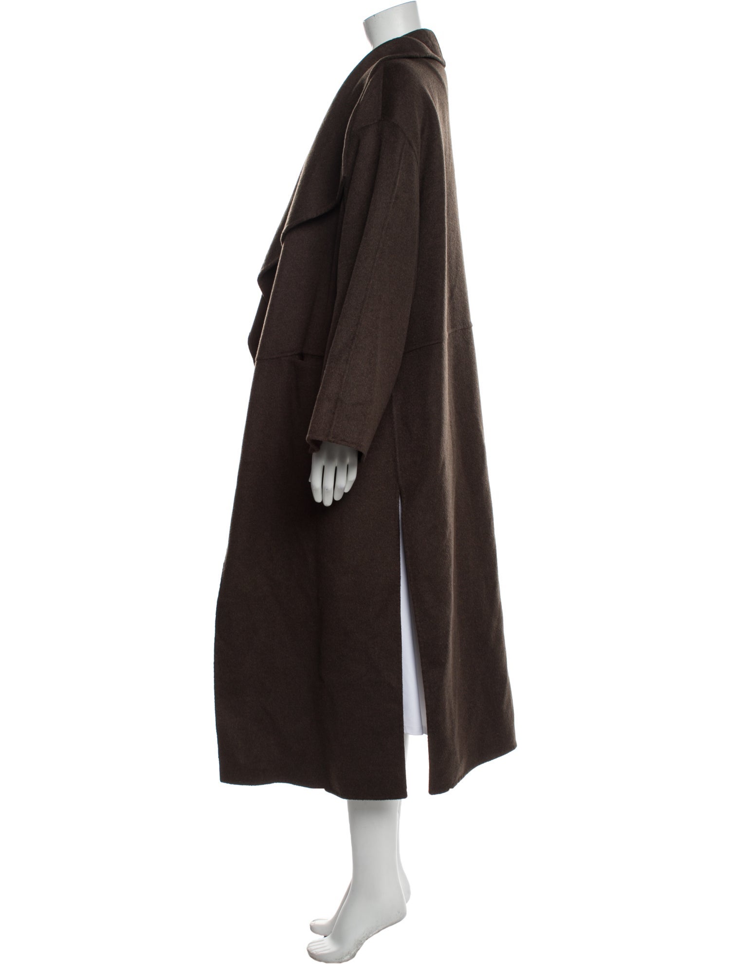 TOTEME Wool Faux Fur Coat