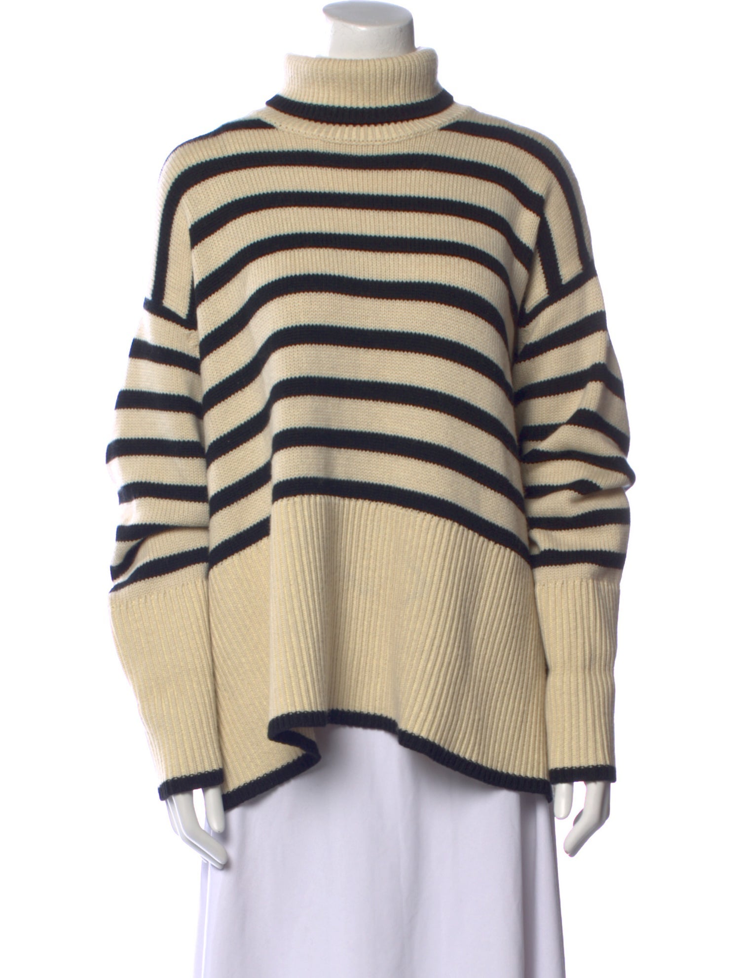 TOTEME Signature Stripe Pullover Wool Sweater
