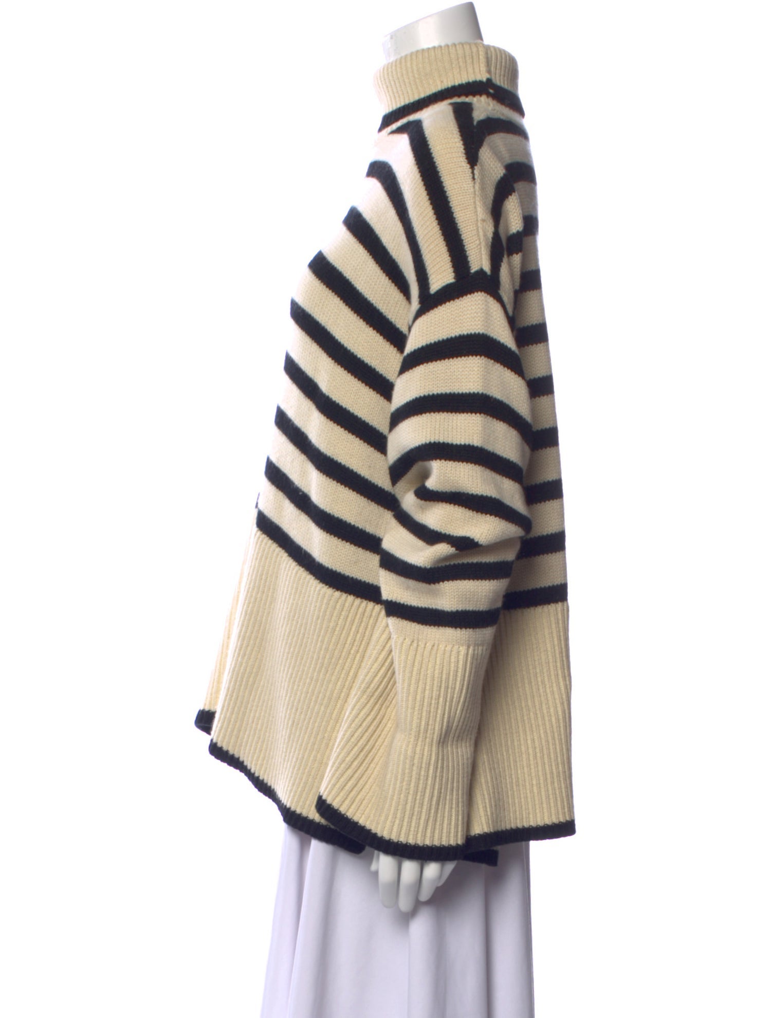 TOTEME Signature Stripe Pullover Wool Sweater