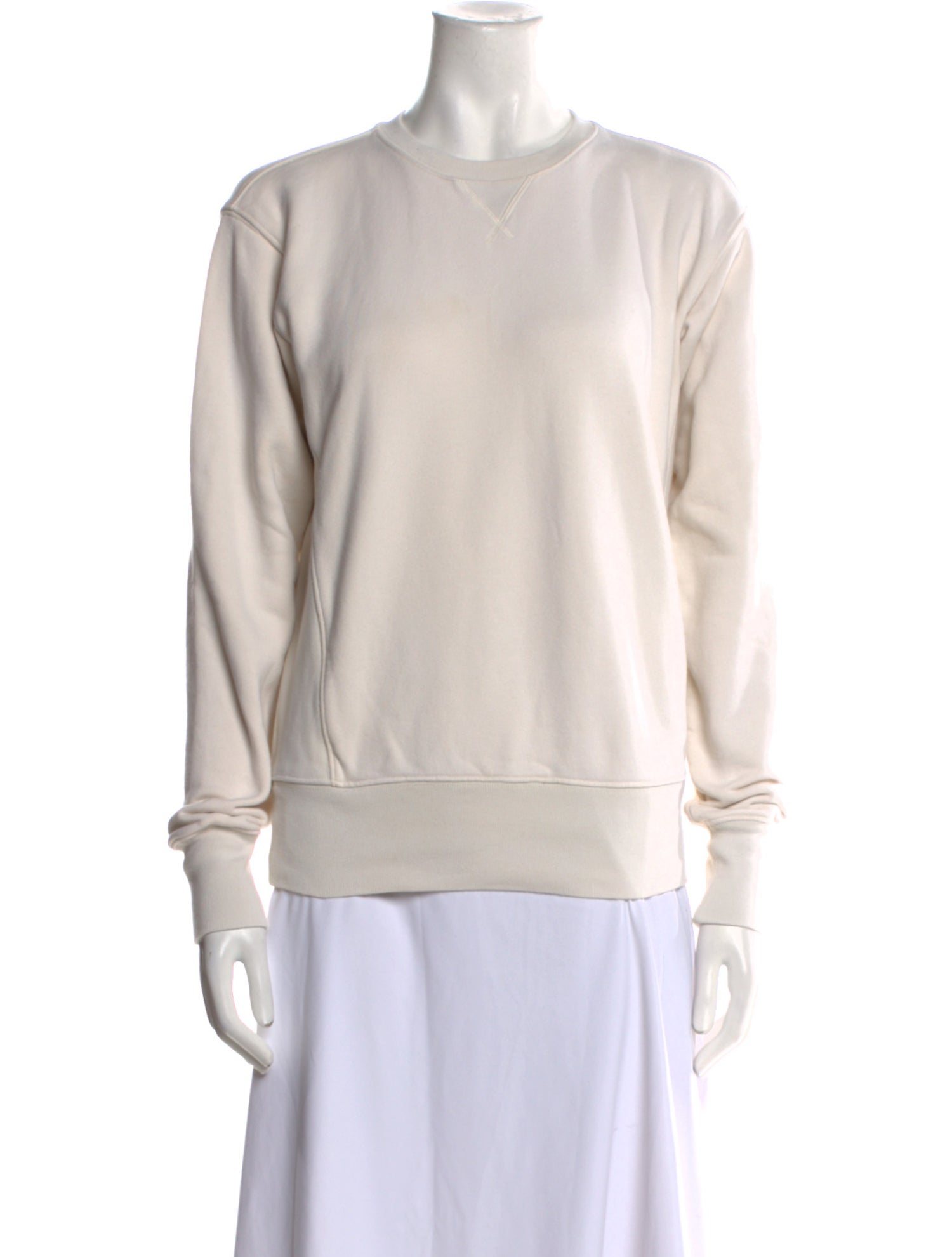 TOTEME V-Neck Long Sleeve Sweatshirt