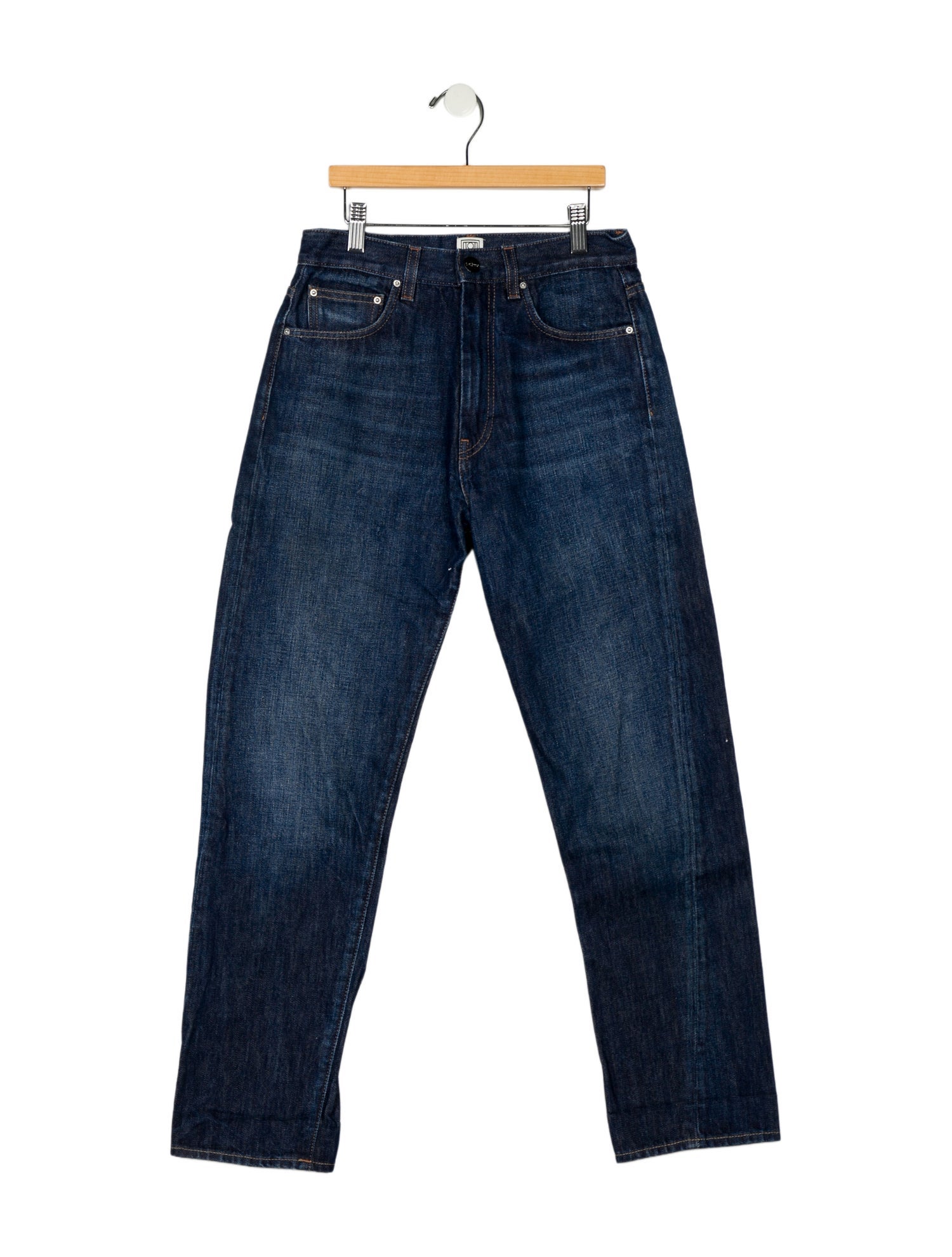 TOTEME Twisted Seam Straight Leg Jeans