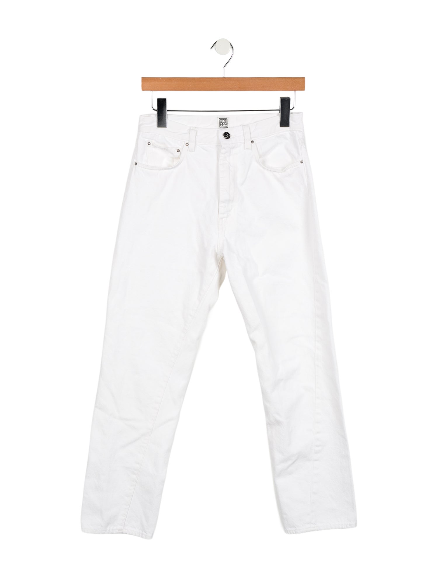 TOTEME Mid-Rise Straight Leg Jeans