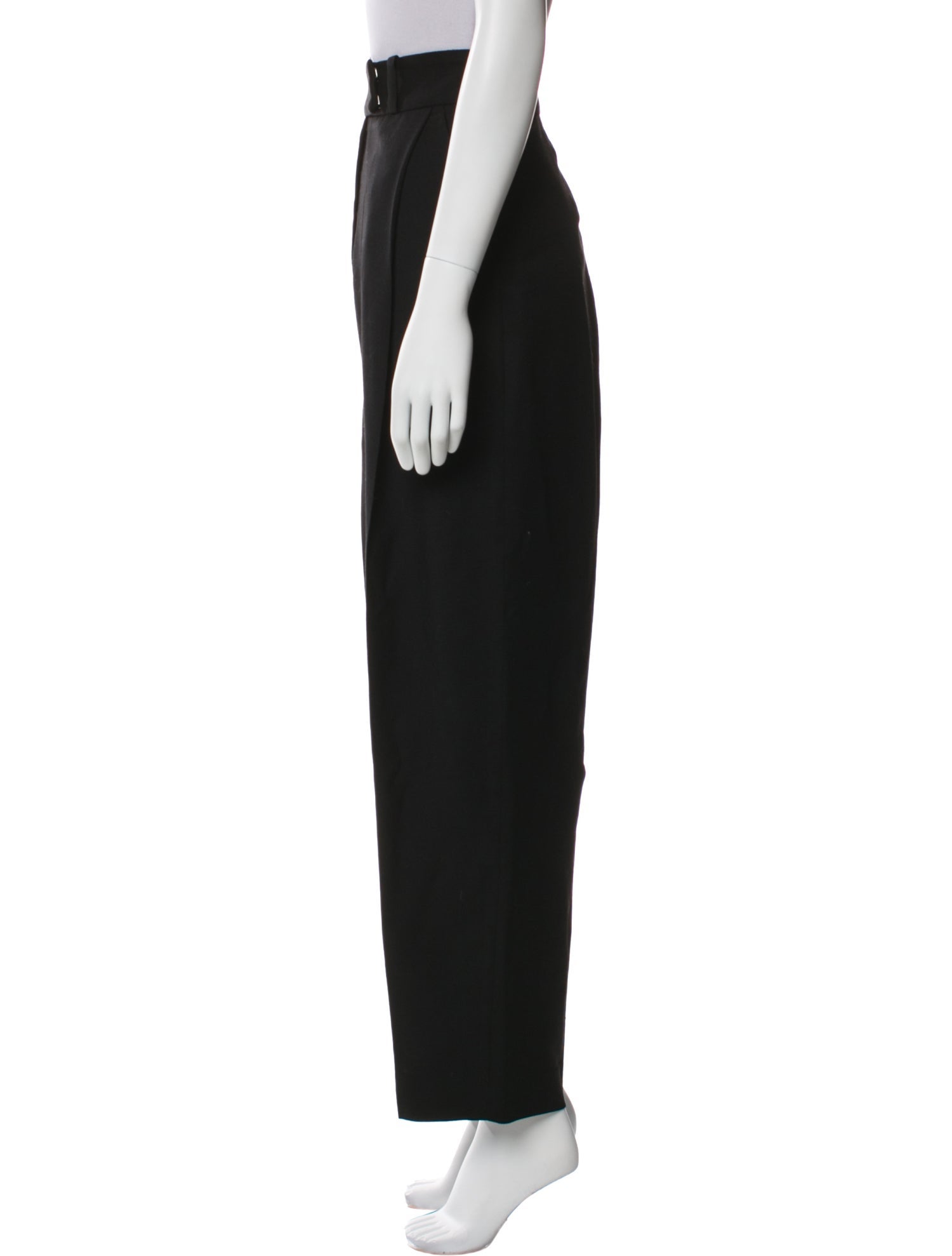 TOTEME Deep Pleat Trouser Wide Leg Pants