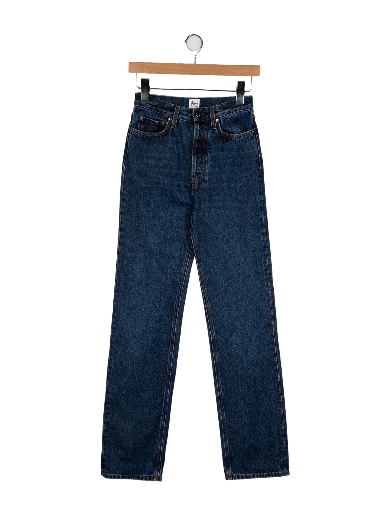 TOTEME Classic Fit Straight Leg Jeans