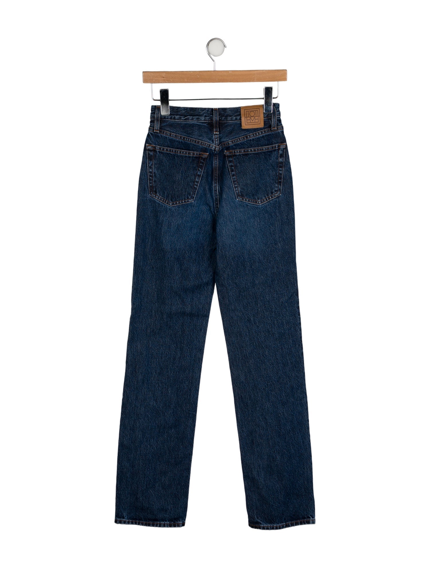 TOTEME Classic Fit Straight Leg Jeans