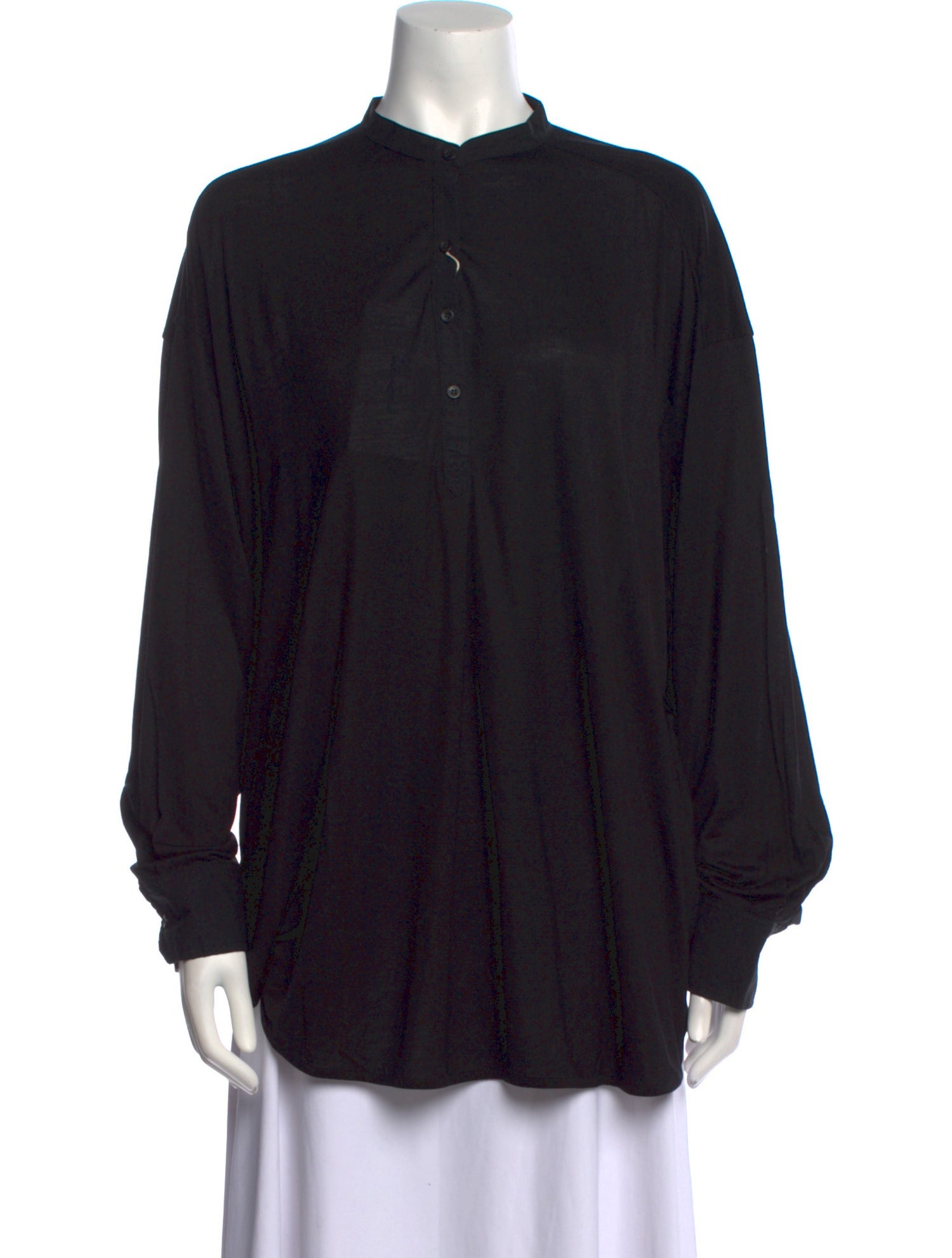 TOTEME Fluid Longline Mock Neck Tunic w/ Tags