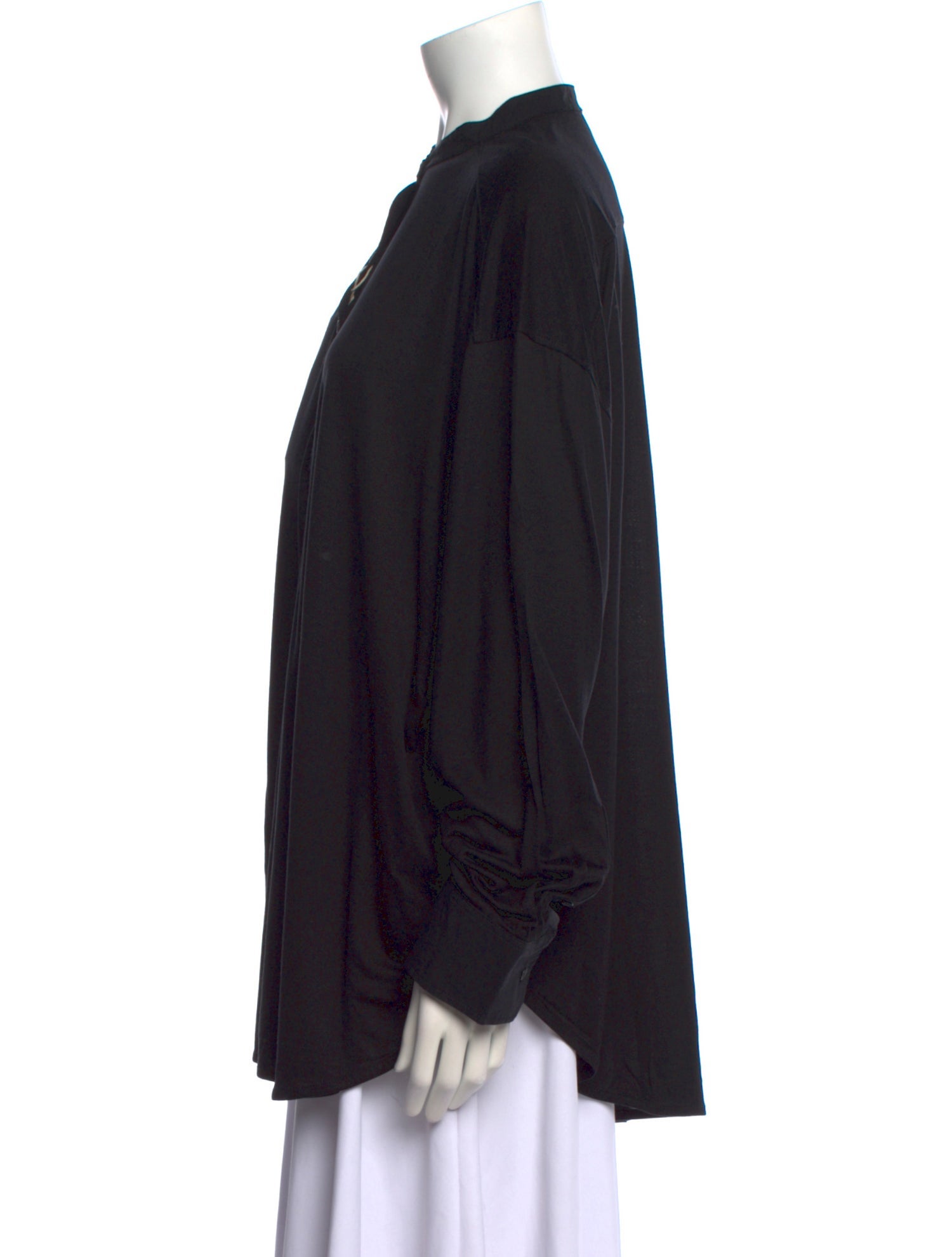 TOTEME Fluid Longline Mock Neck Tunic w/ Tags