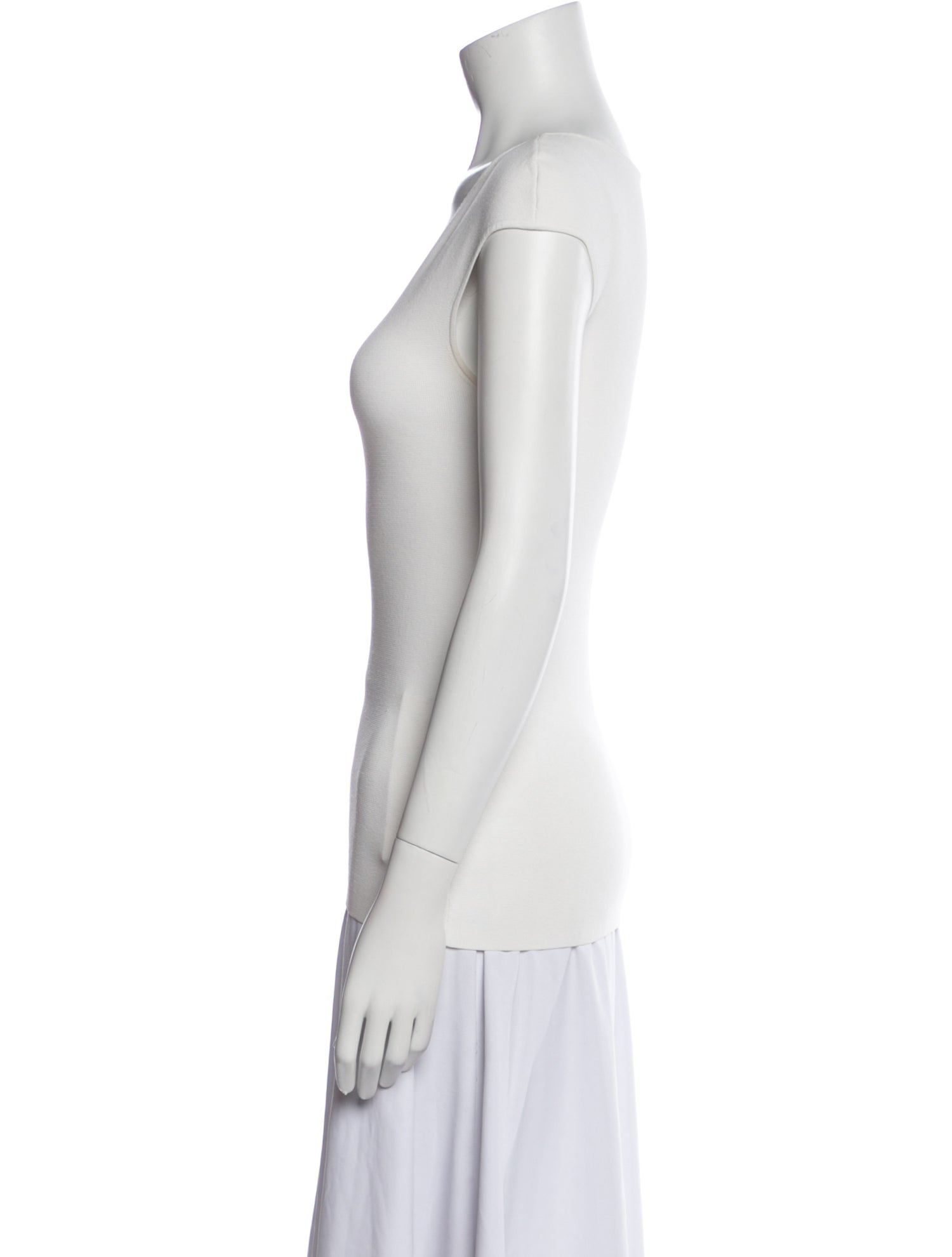 TOTEME Cap Sleeve V-Neck Blouse