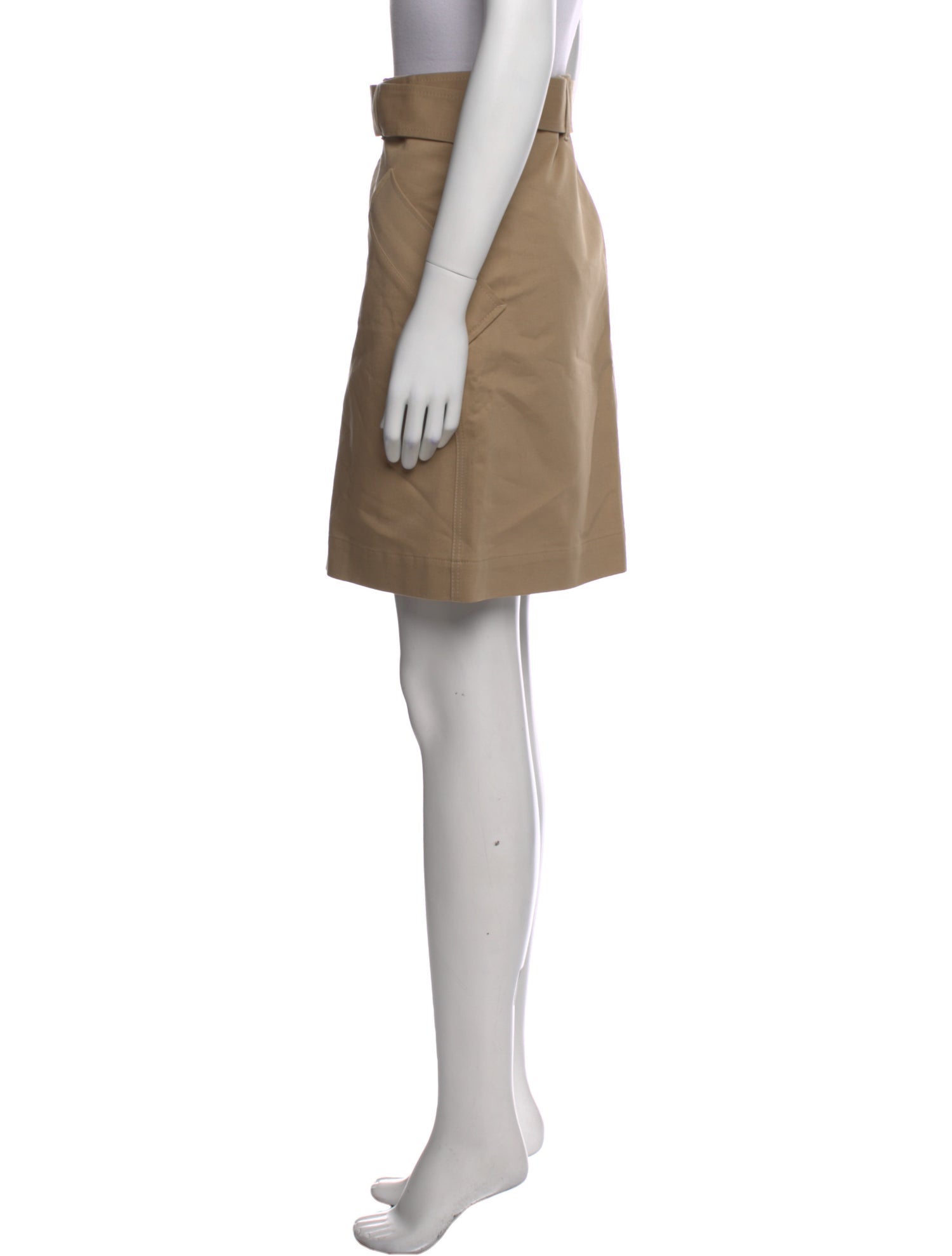 TOTEME Pleated Accents Knee-Length Skirt