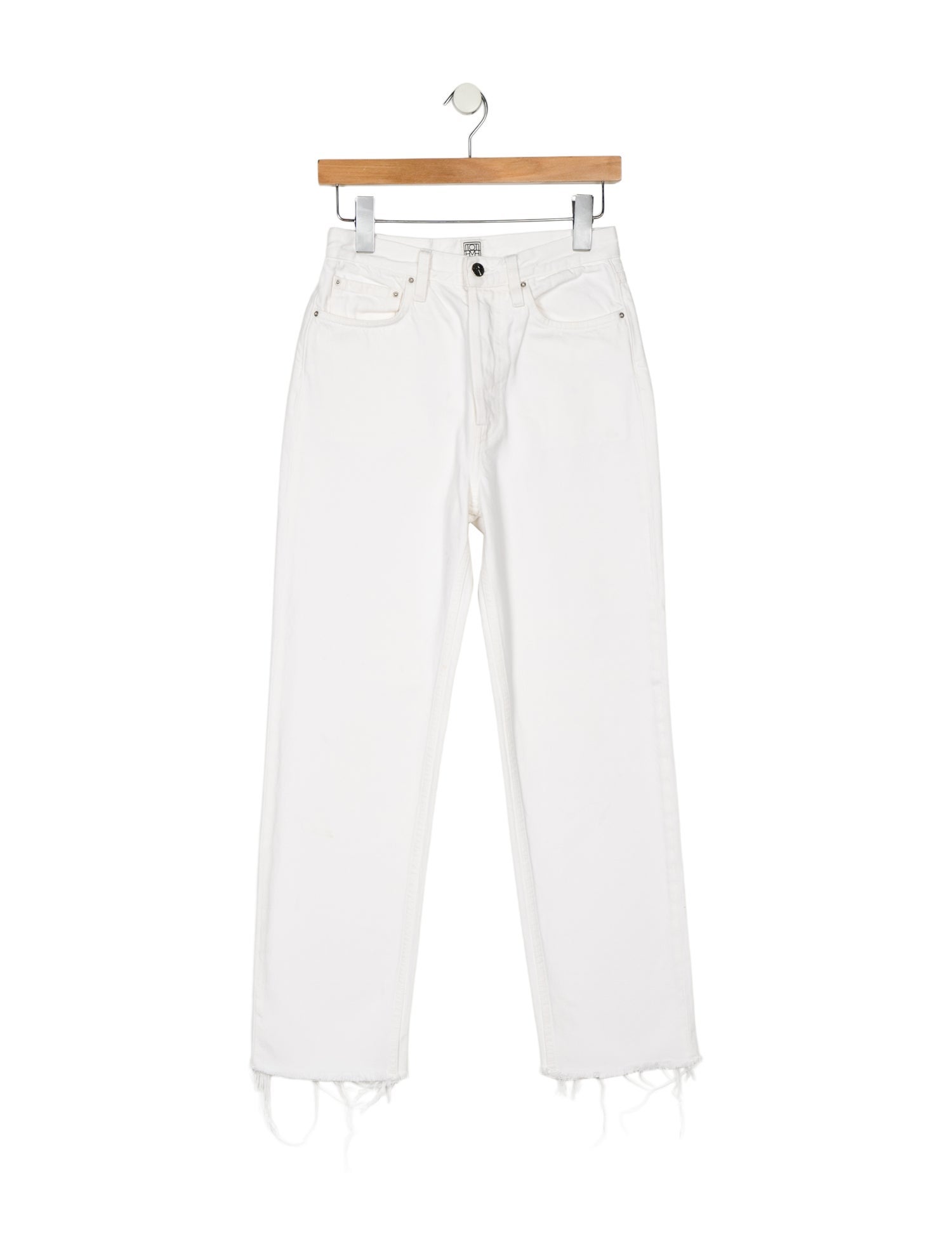 TOTEME Classic Cut Denim Straight Leg Jeans