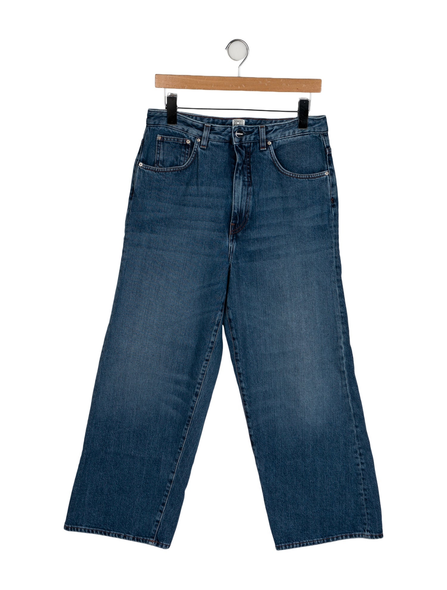 TOTEME flare fit Wide Leg Jeans