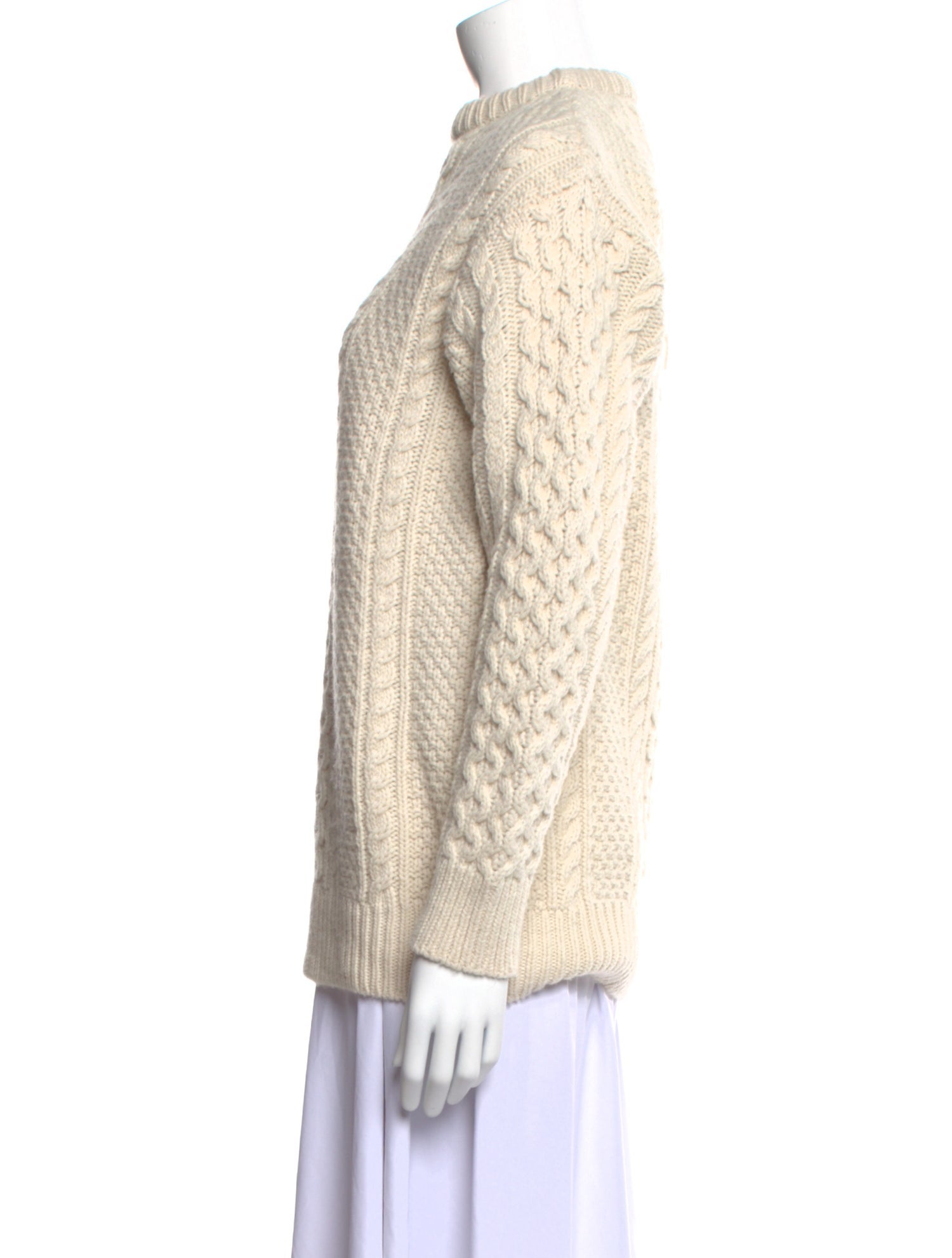 TOTEME Chunky Cable Wool Sweater