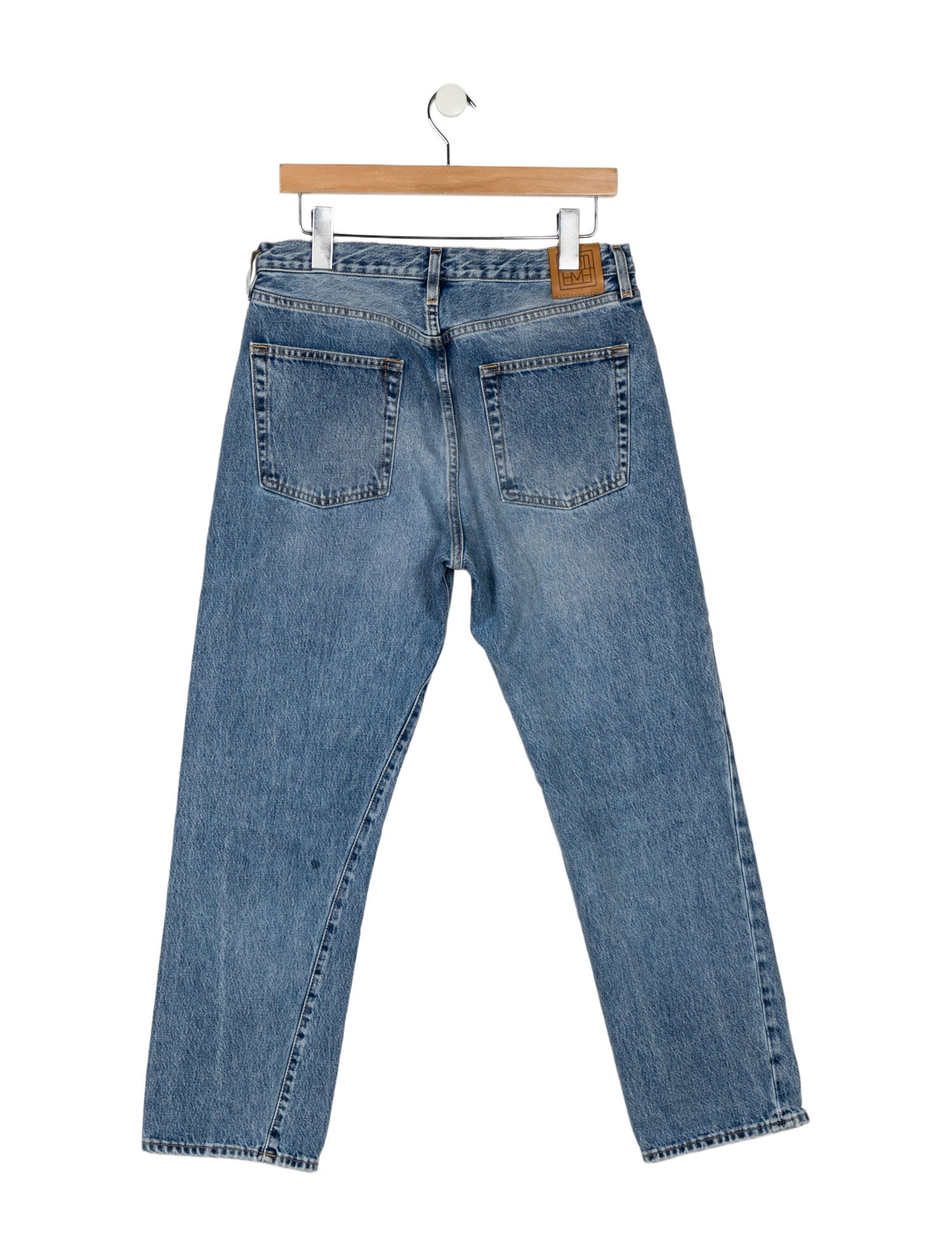 TOTEME Twisted Seam Denim Straight Leg Jeans