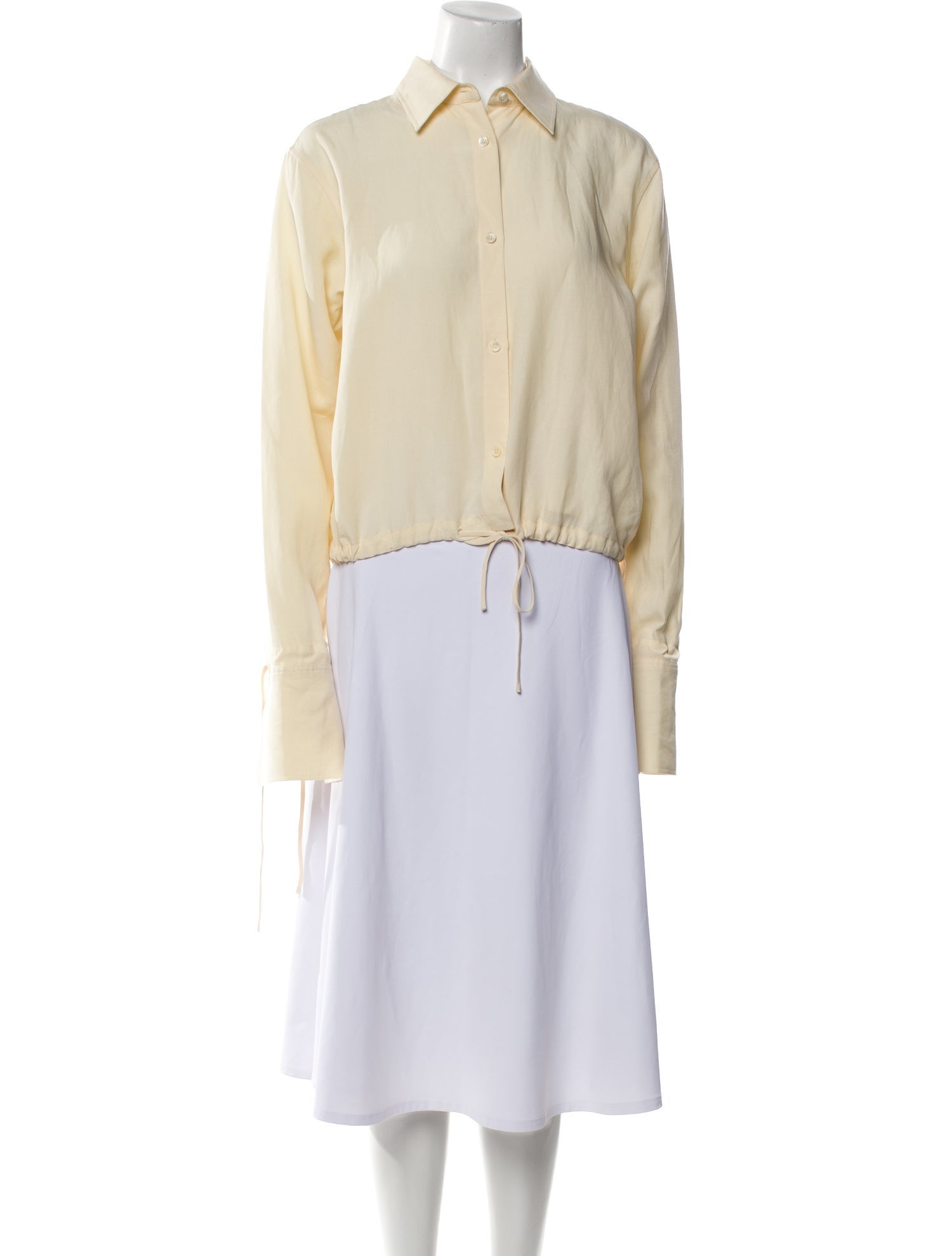 TOTEME Long Sleeve Button-Up Top