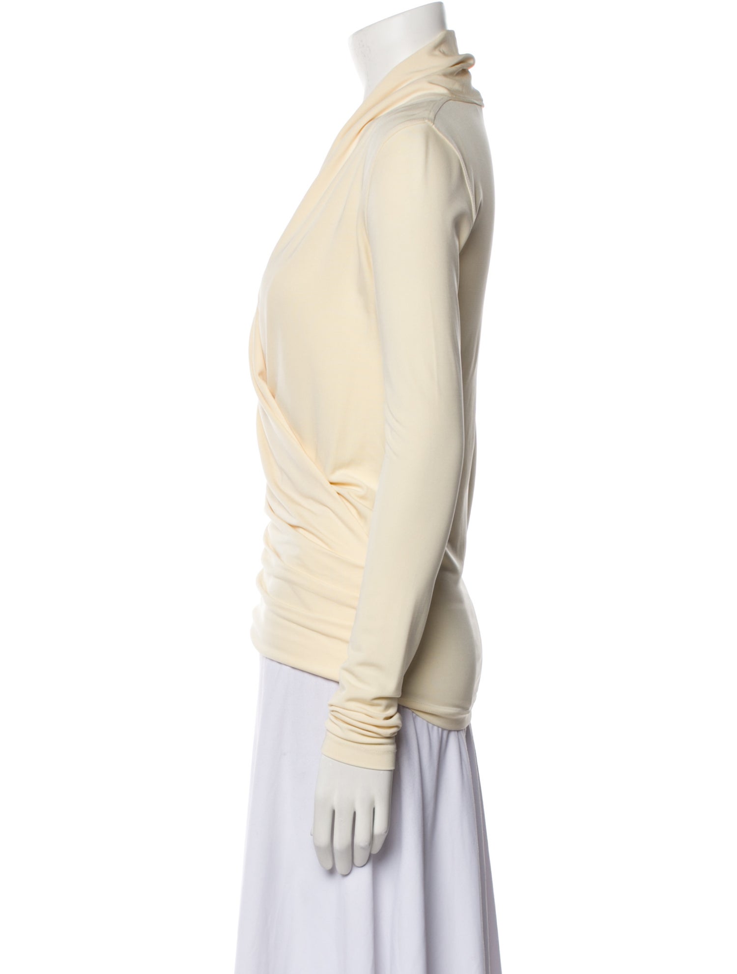 TOTEME 2025 Overlapped Jersey Top