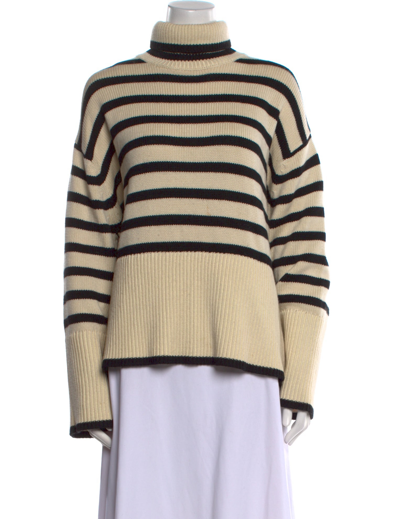 TOTEME Striped Turtleneck Sweater
