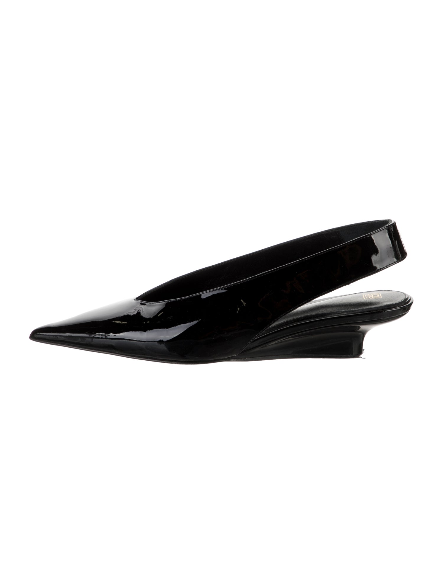 TOTEME Patent Leather Slingback Pumps