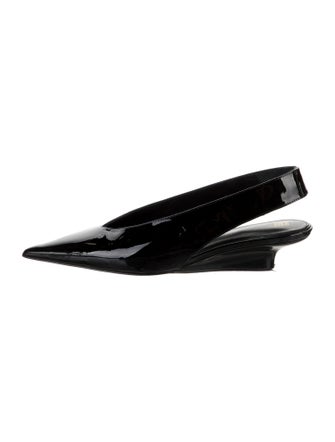TOTEME Patent Leather Slingback Pumps