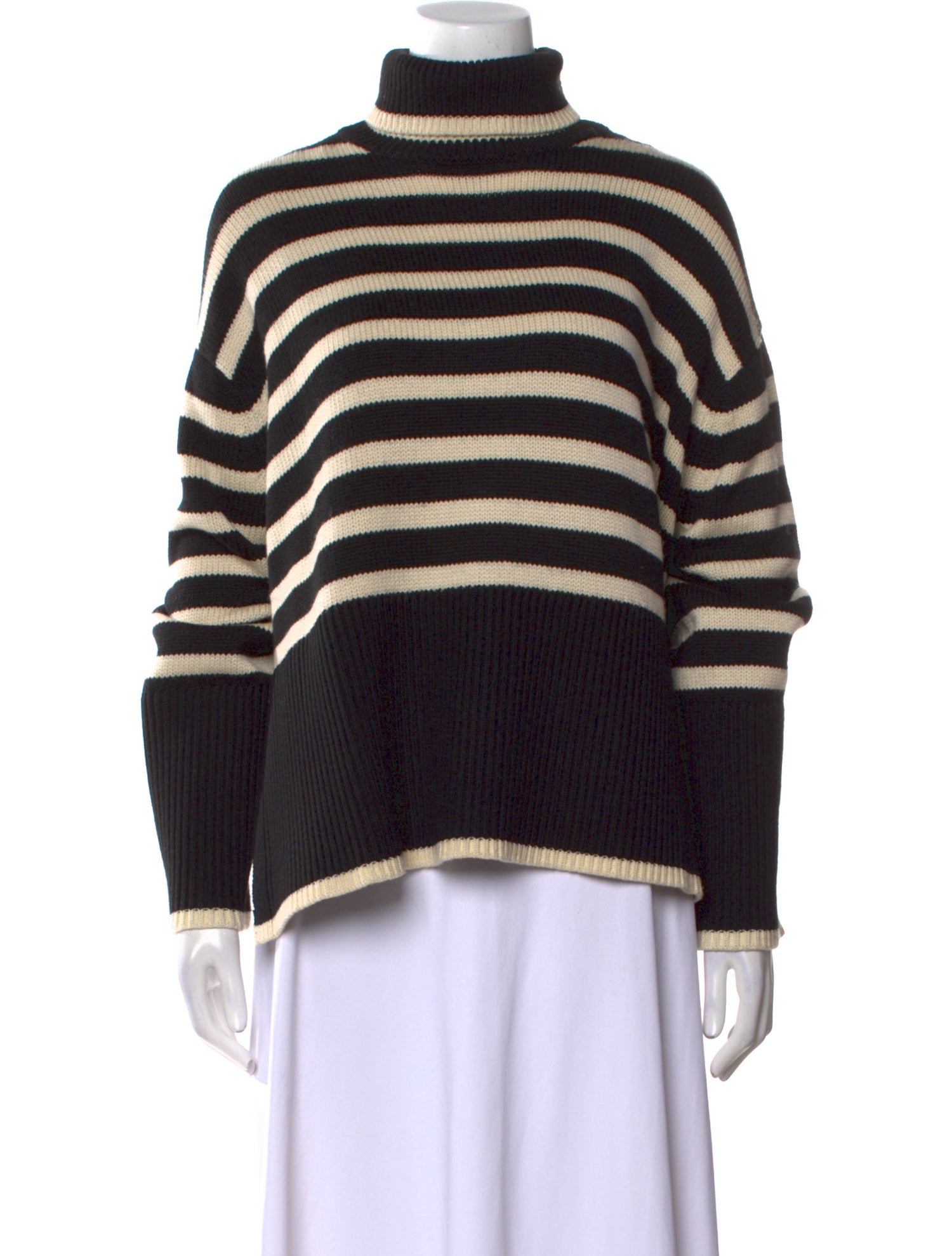 TOTEME Striped Turtleneck Sweater