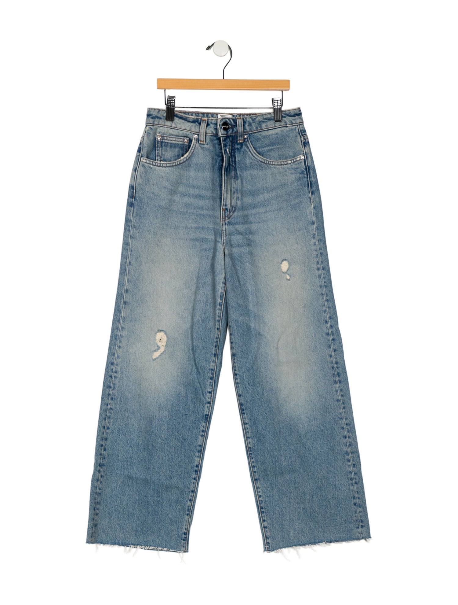 TOTEME Fit Denim Wide Leg Jeans