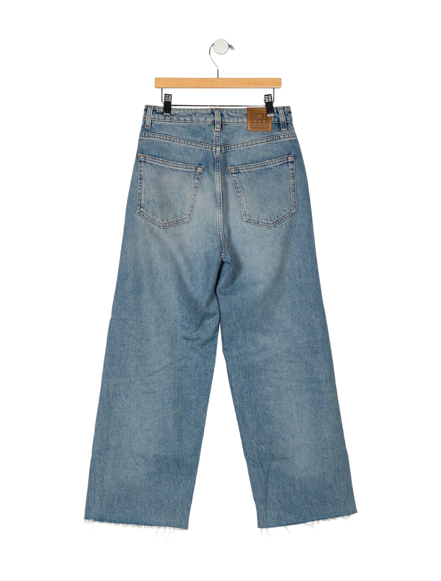 TOTEME Fit Denim Wide Leg Jeans