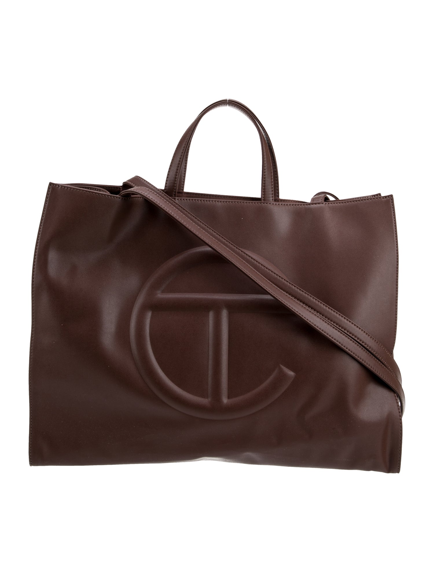 Telfar Vegan Leather Chocolate Large
