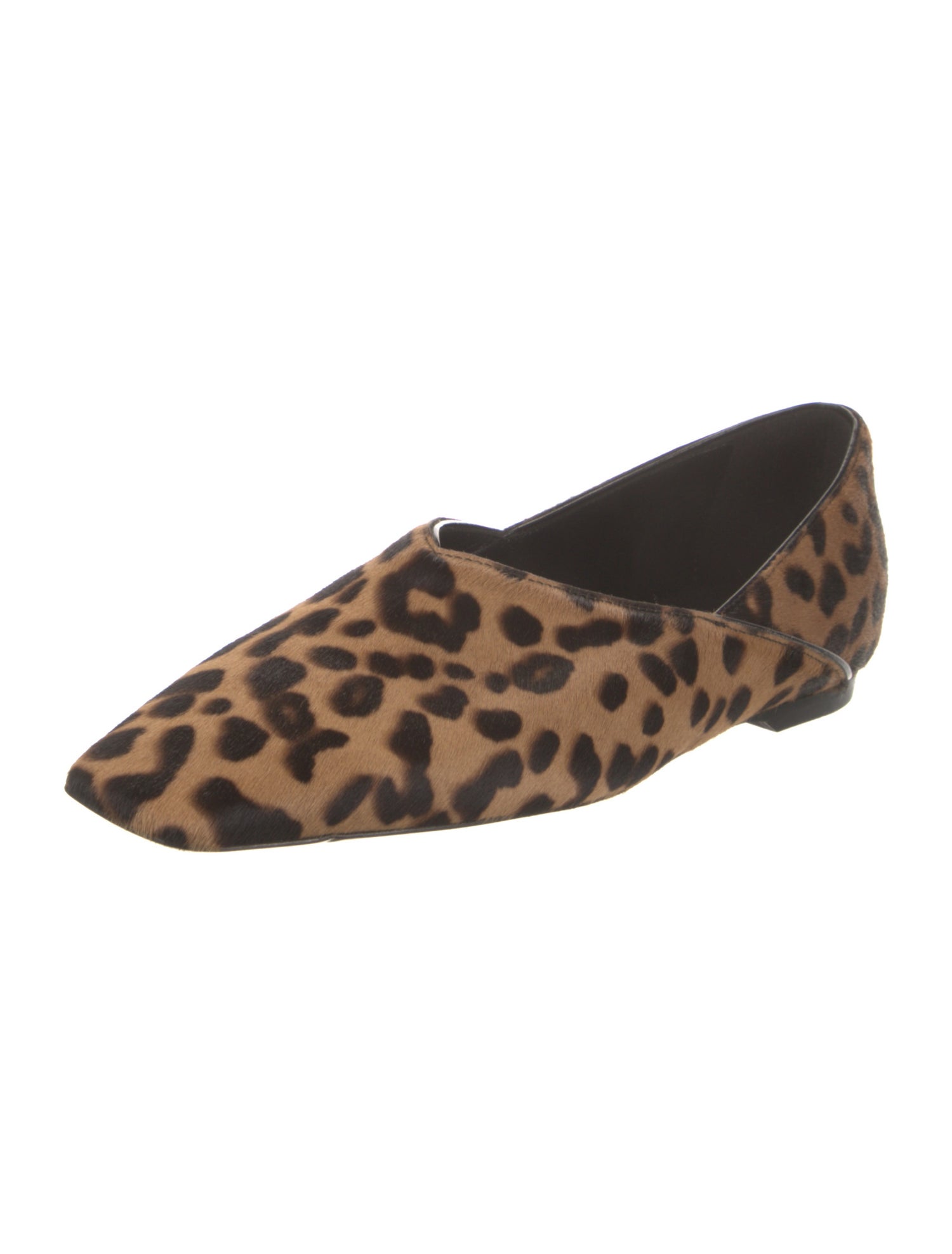 TOTEME Ponyhair Animal Print Flats